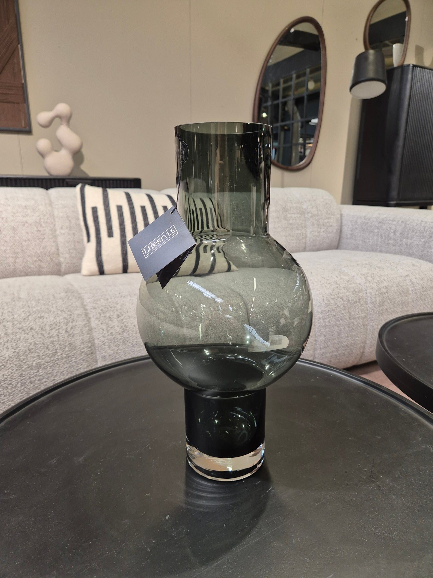Smoke Vaas | Glas | Smokey Black