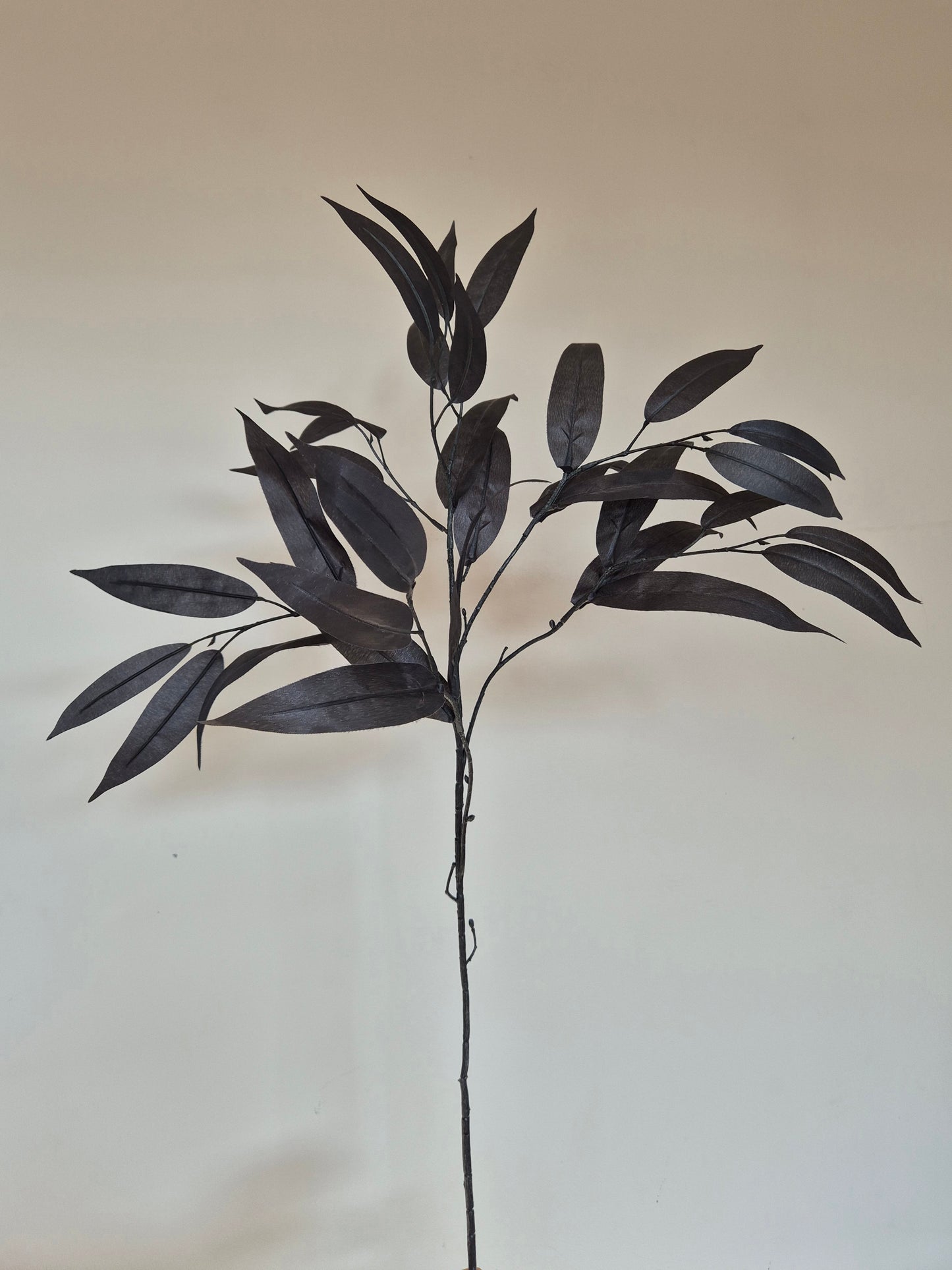 Zijden tak | Mango Leaves | 76cm | Zwart