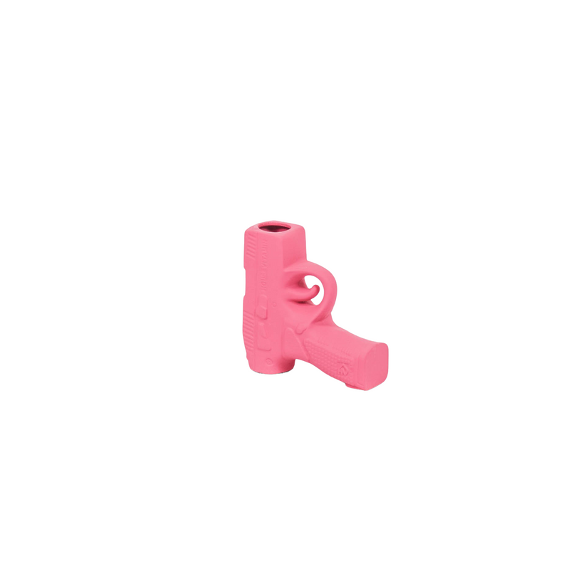 Pistool Vaasje | Neon Roze | Keramiek | Housevitamin | 12x5x12 cm