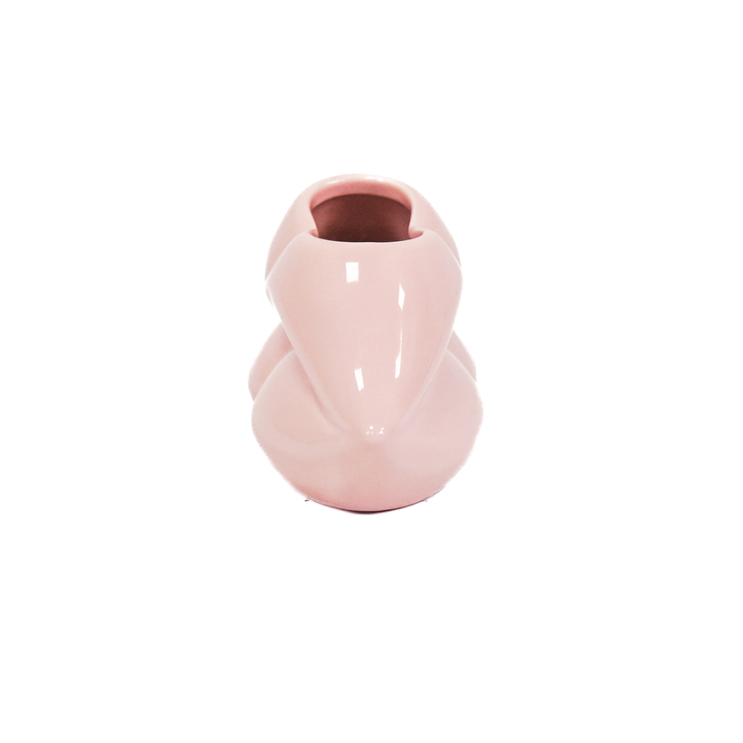 Lip Vaasje | Licht Roze | Housevitamin | 15,5x6,5x7,5cm