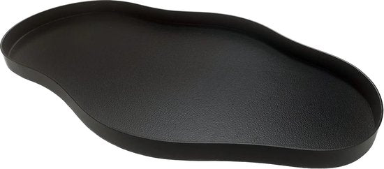 Dienblad Bauru | Medium | Zwart | Organisch | Vase The World | L66×B37,5×H2 cm