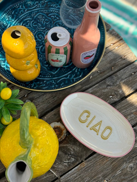 Bord Ciao | Ovaal | 21×12.5×2.5 cm