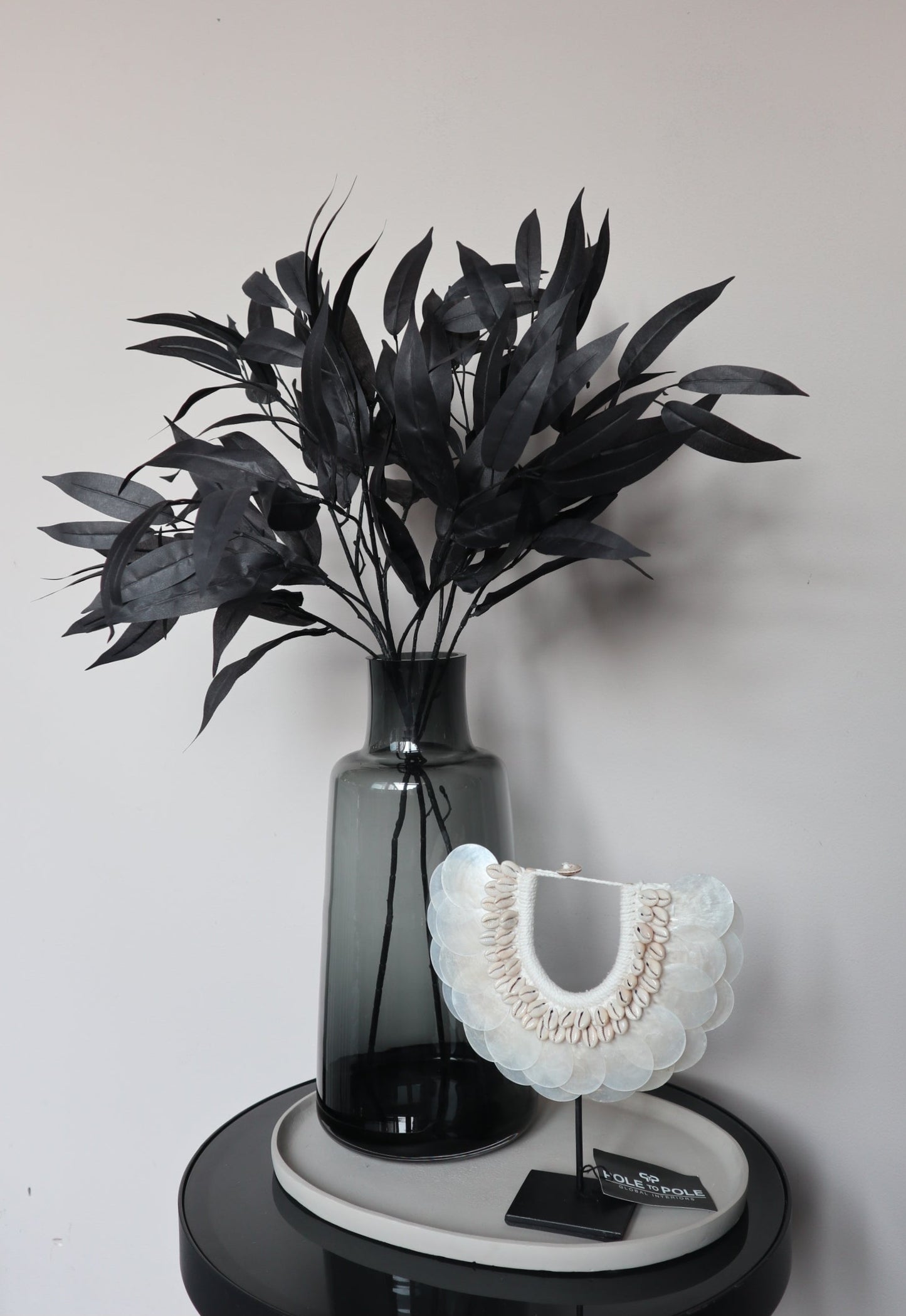 Zijden tak | Mango Leaves | 76cm | Zwart