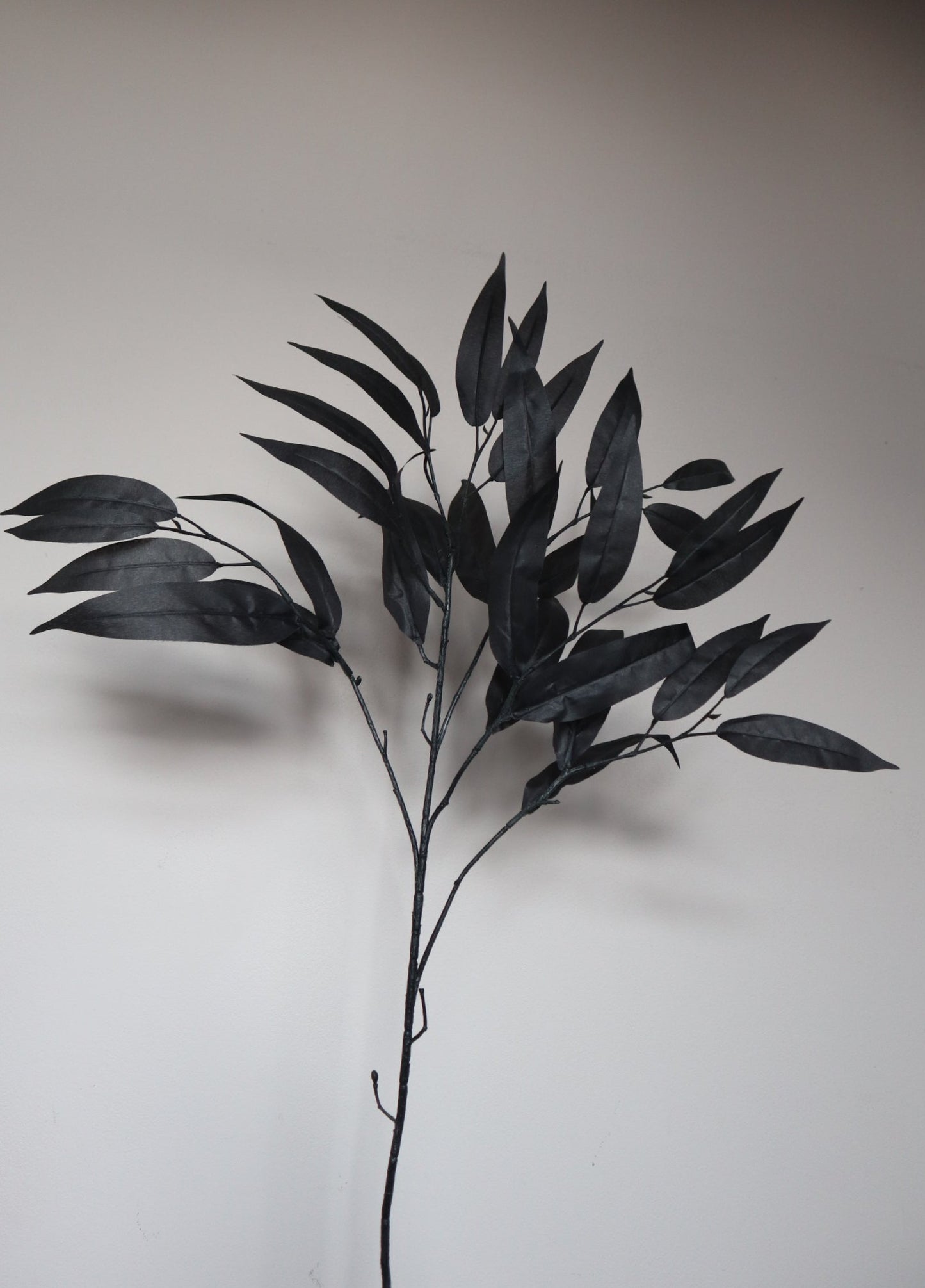 Zijden tak | Mango Leaves | 76cm | Zwart