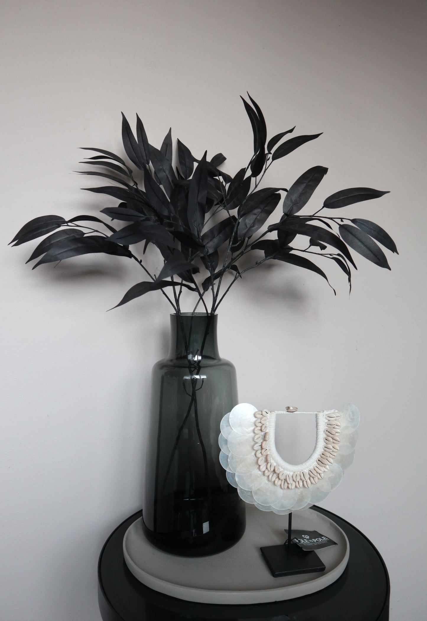 Zijden tak | Mango Leaves | 76cm | Zwart