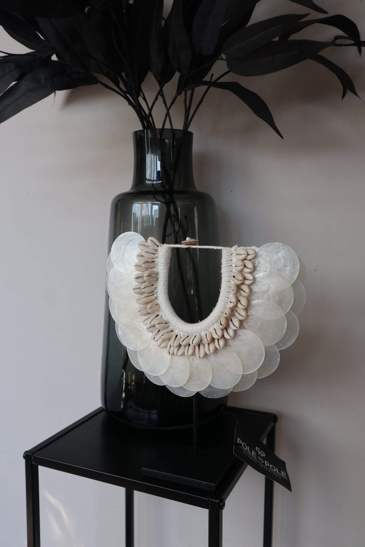 Schelpenketting op standaard | Ornament | Small
