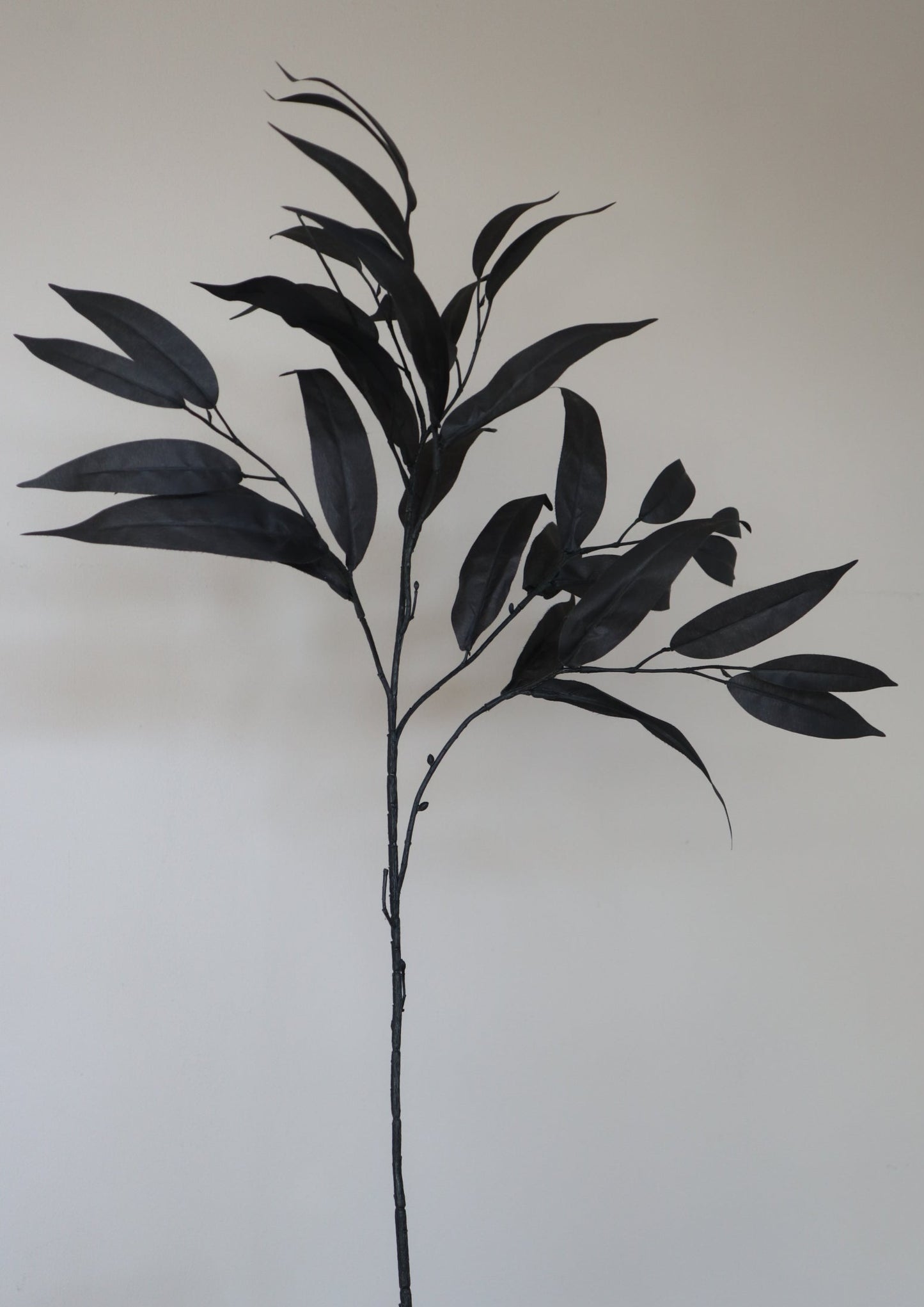 Zijden tak | Mango Leaves | 76cm | Zwart