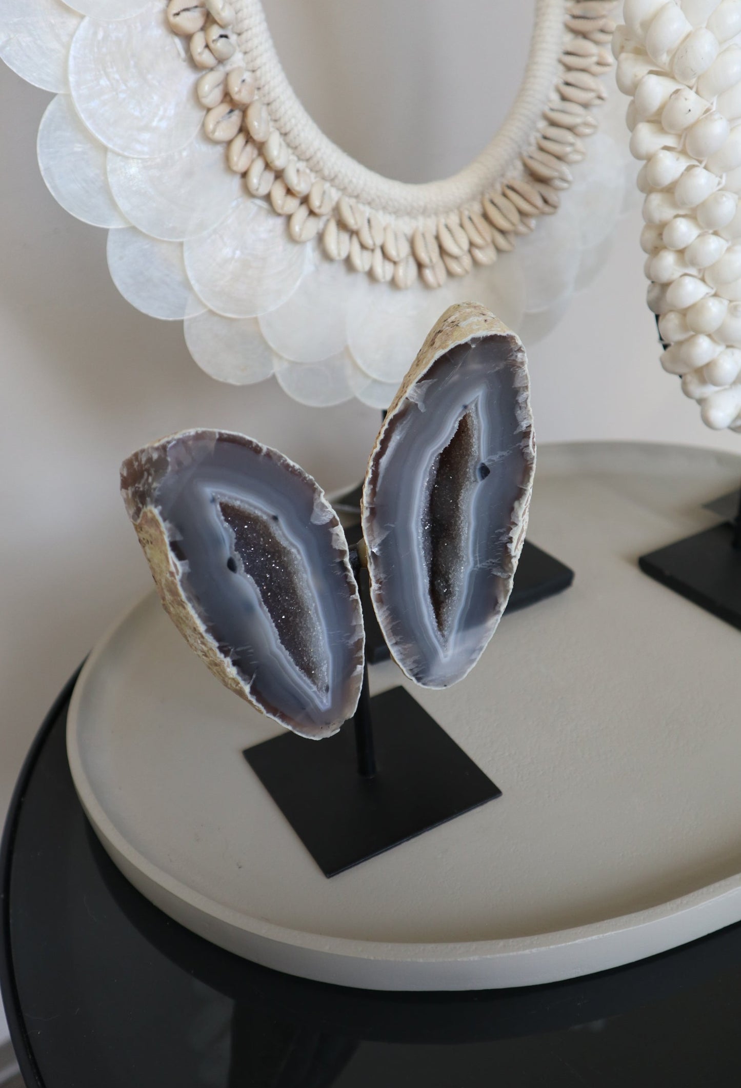 Agaat Vlinder op standaard | 907 gram