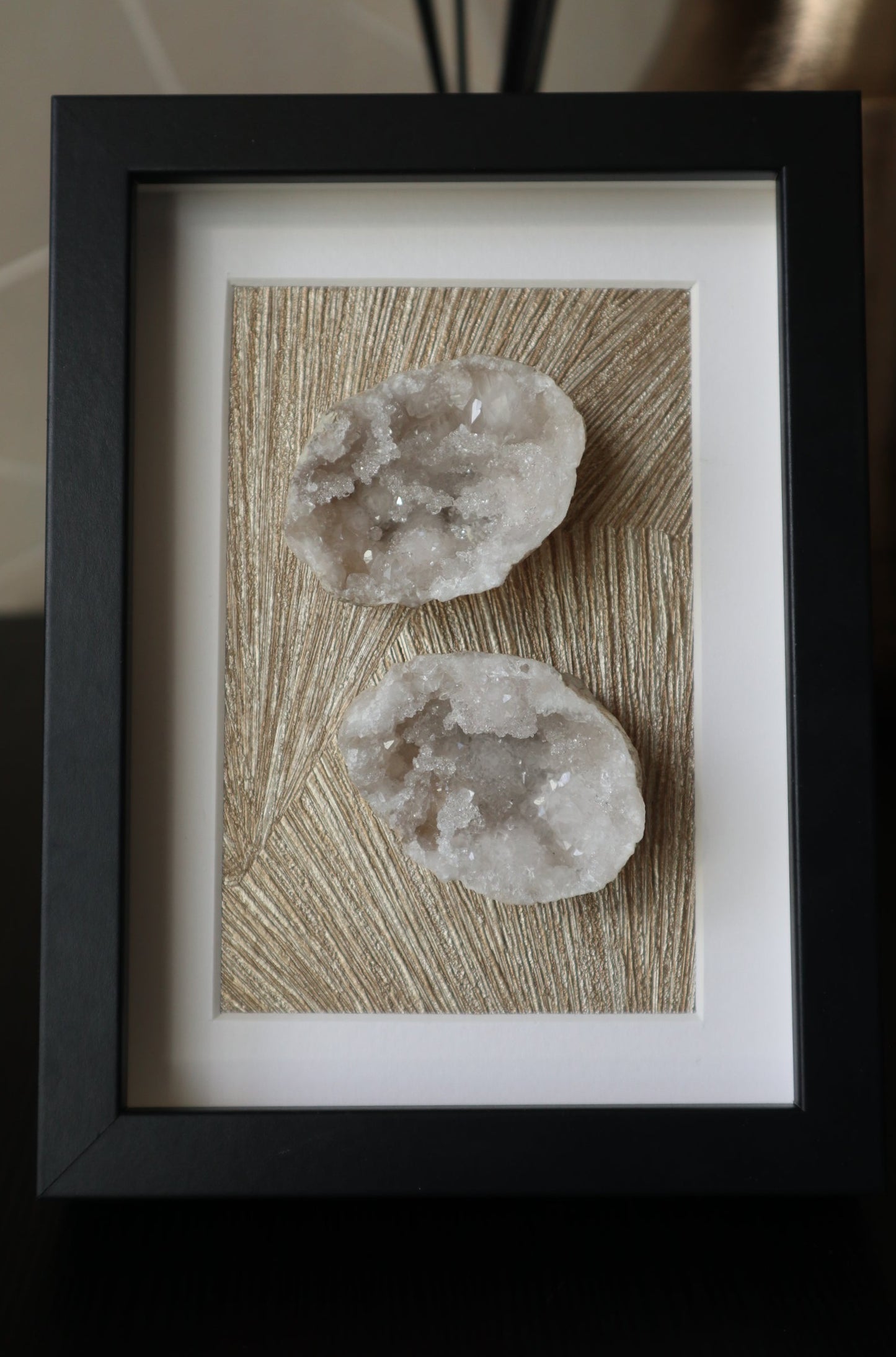 Bergkristal Geode Lijst | 15×20cm