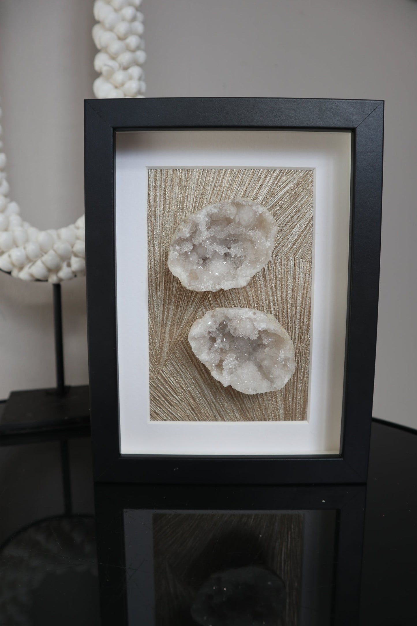Bergkristal Geode Lijst | 15×20cm