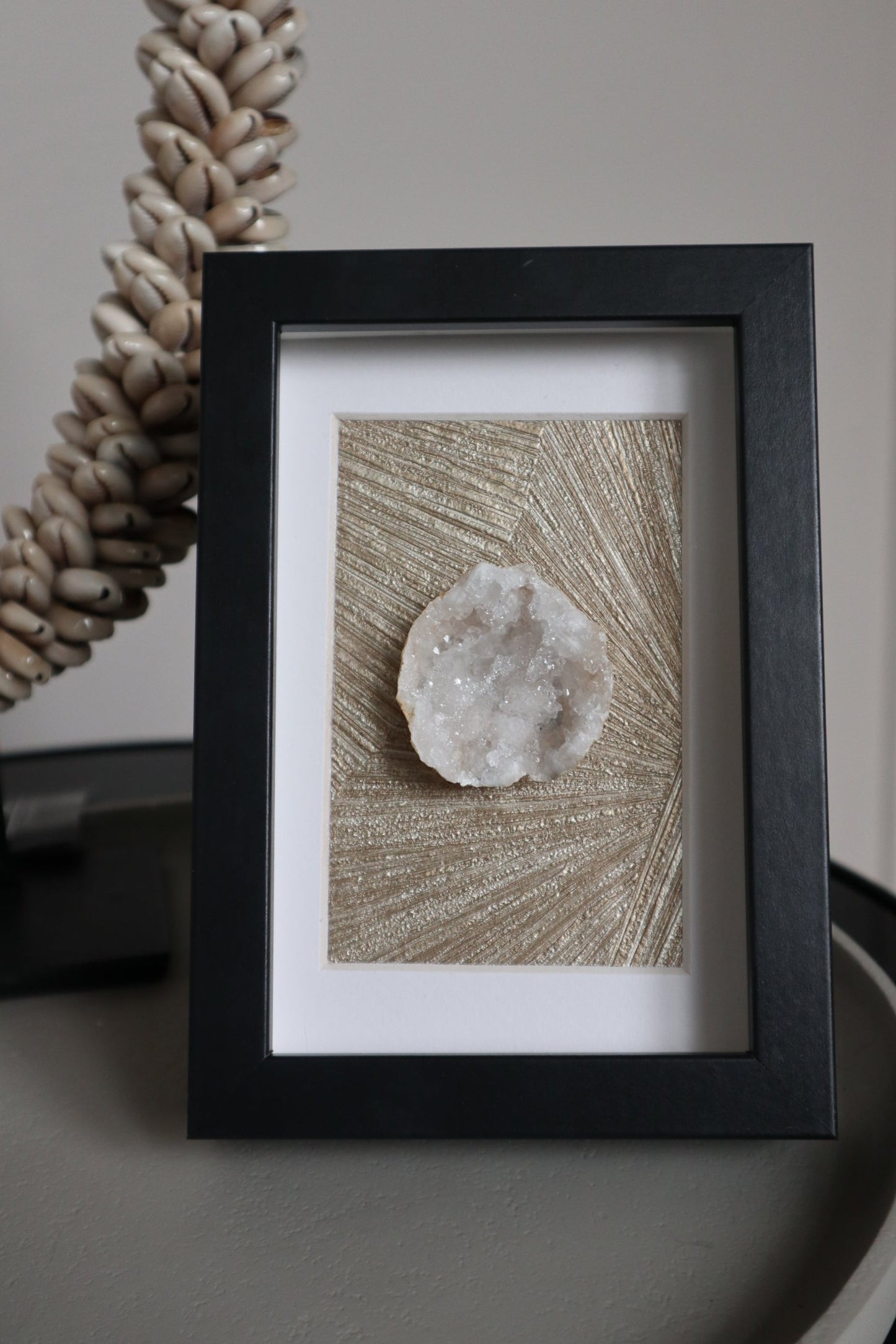 Bergkristal Geode Lijst