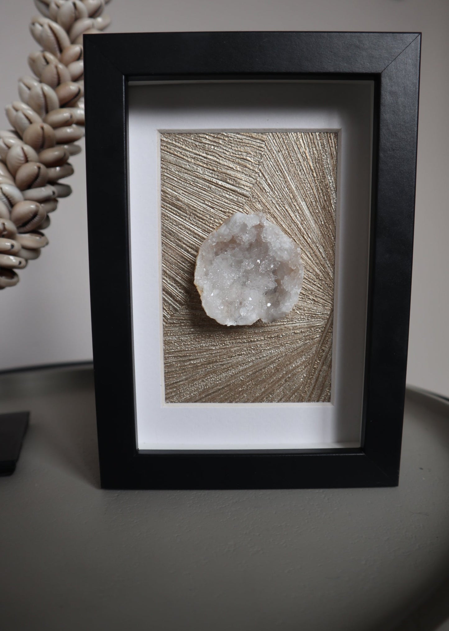 Bergkristal Geode Lijst