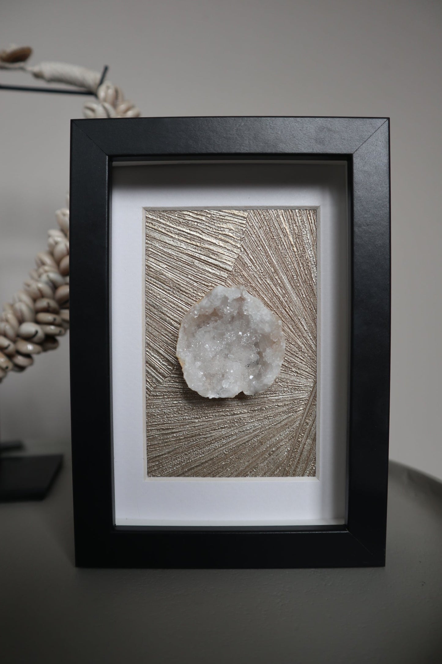 Bergkristal Geode Lijst