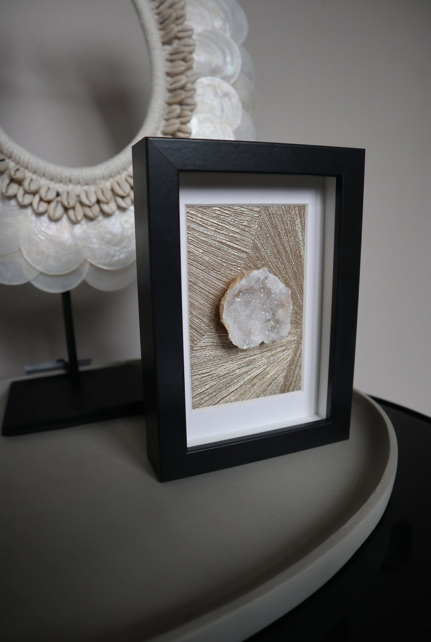 Bergkristal Geode Lijst