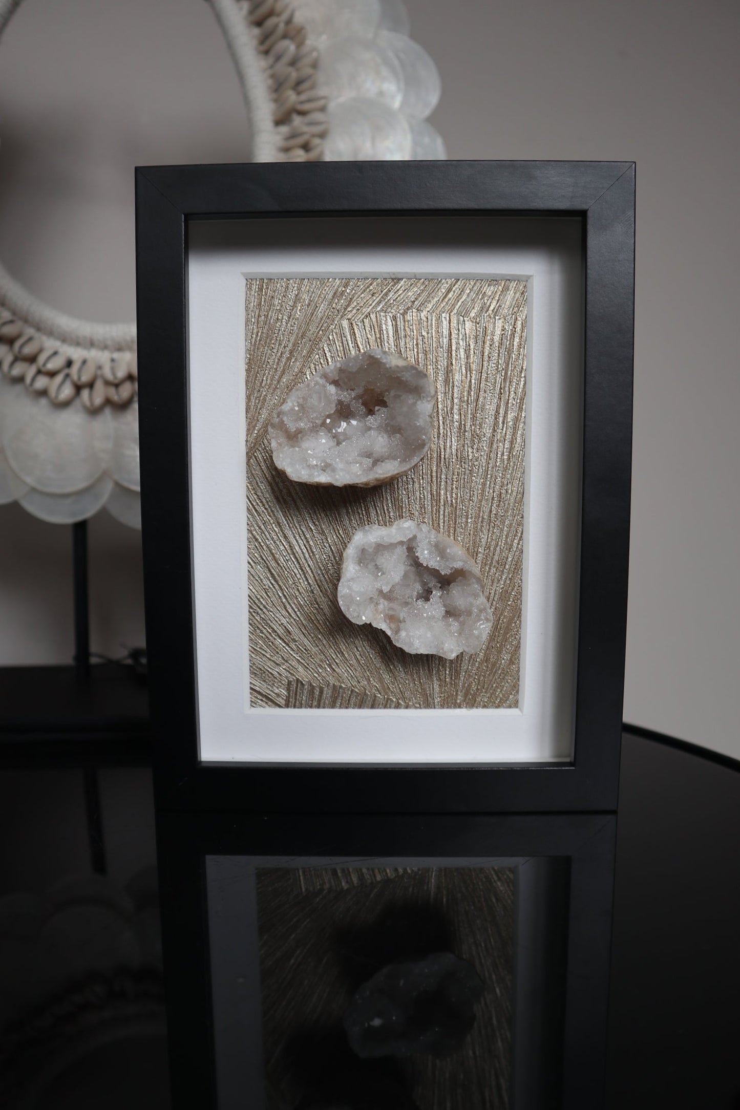 Bergkristal Geode Lijst | 15×20cm