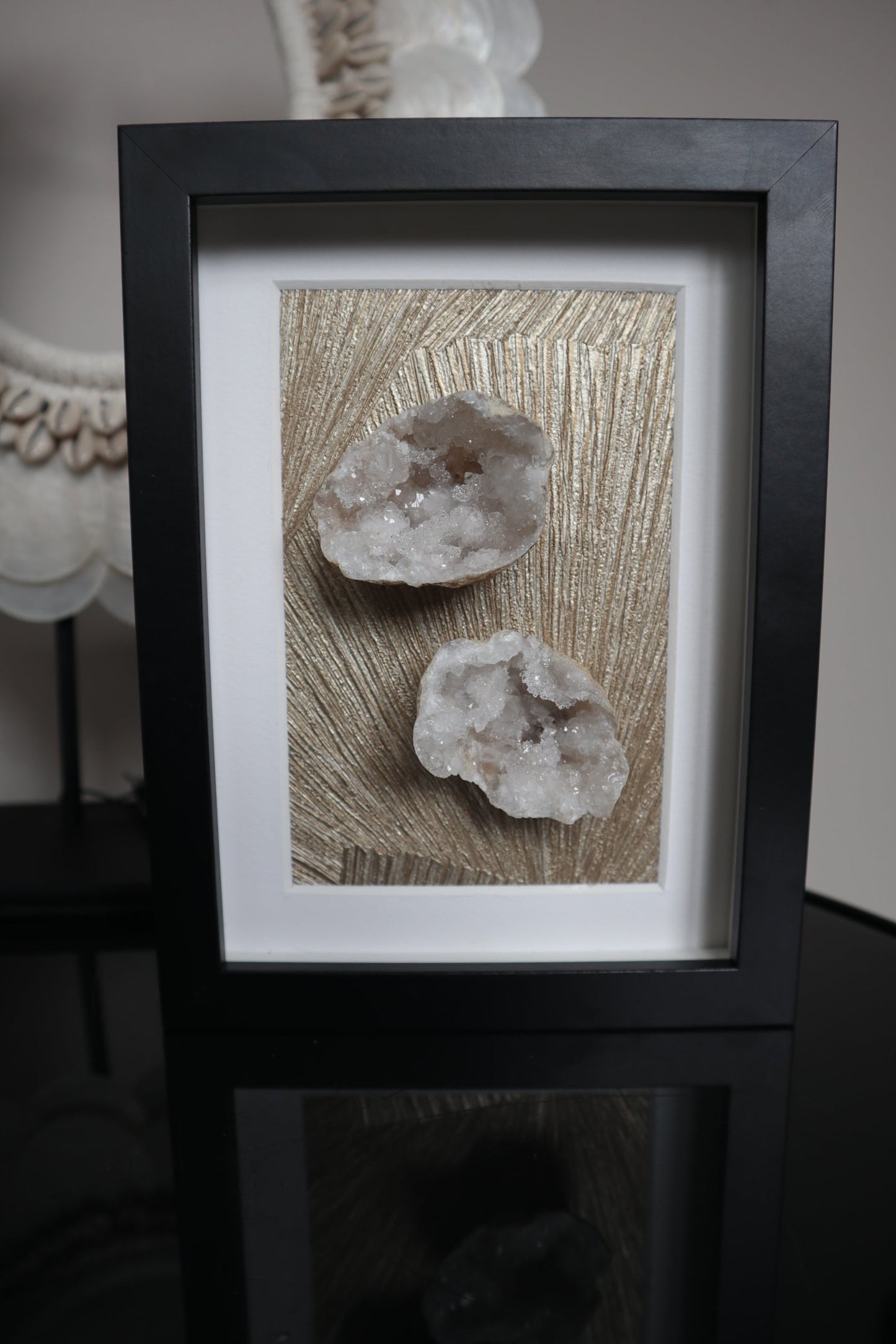 Bergkristal Geode Lijst | 15×20cm
