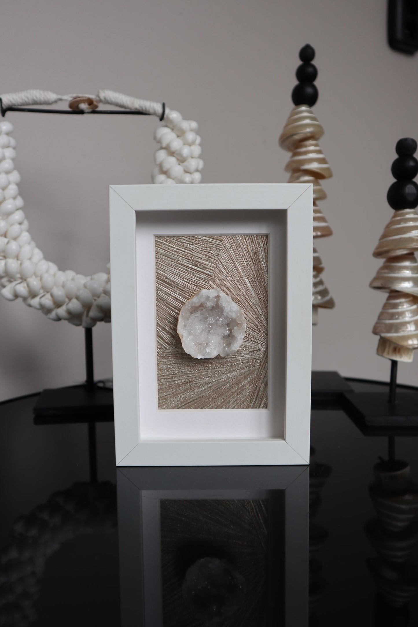 Bergkristal Geode Lijst