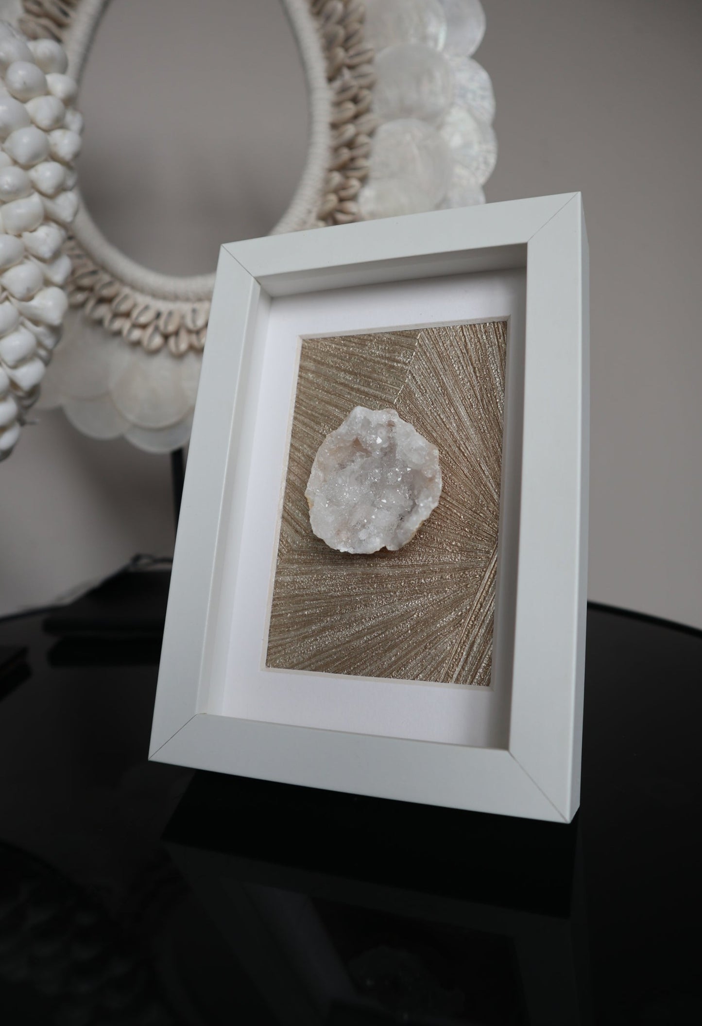 Bergkristal Geode Lijst