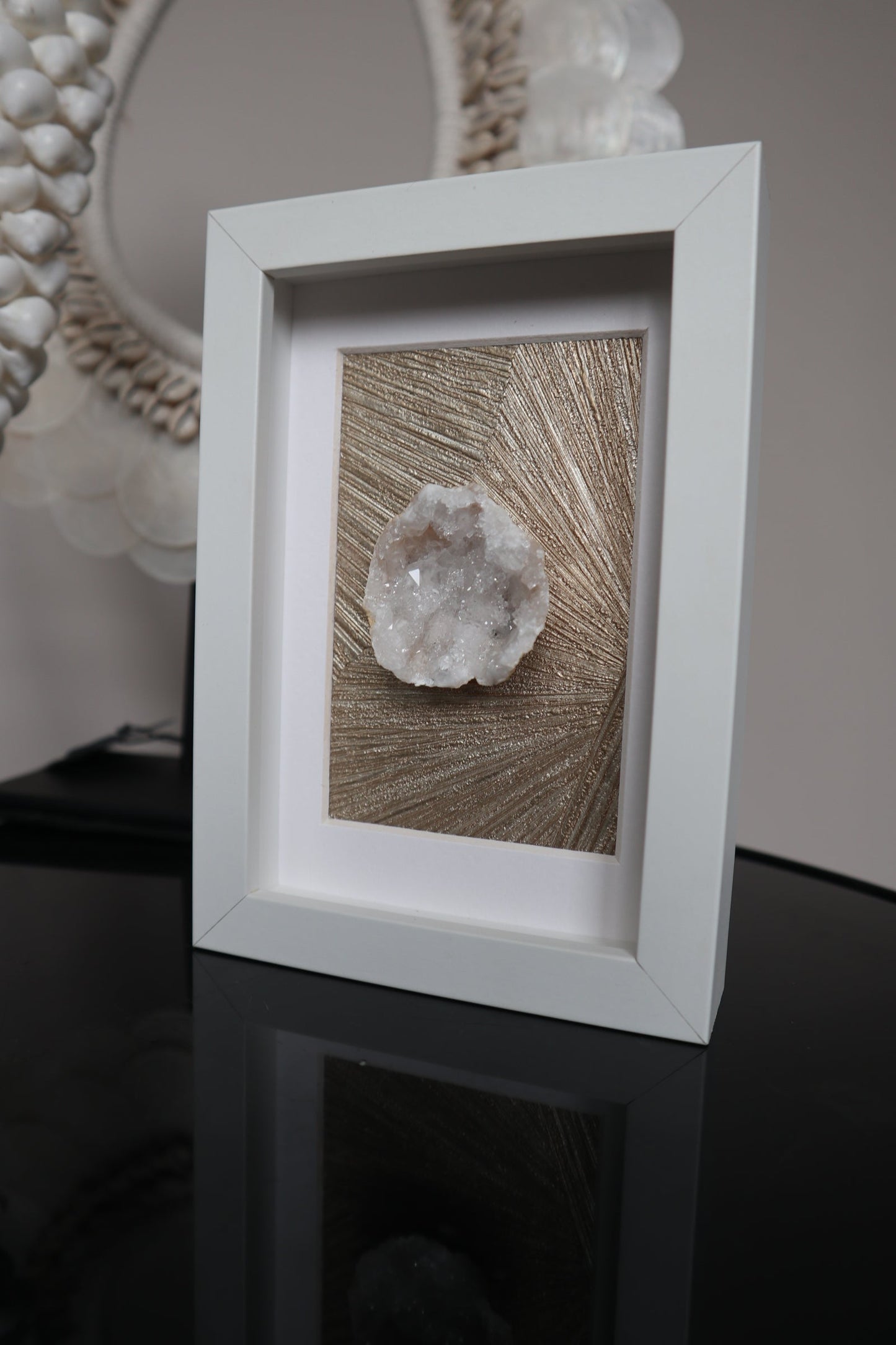 Bergkristal Geode Lijst