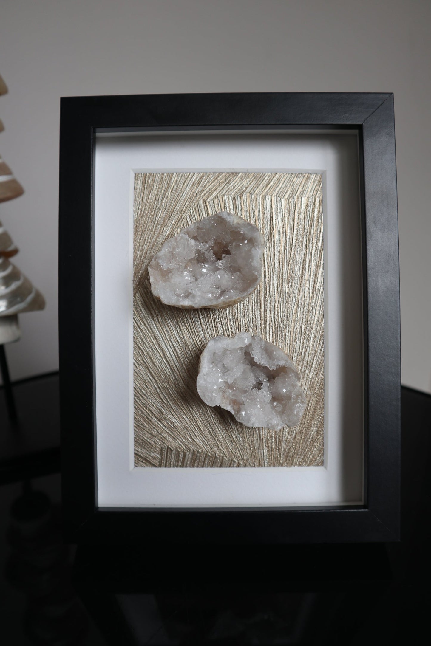 Bergkristal Geode Lijst | 15×20cm