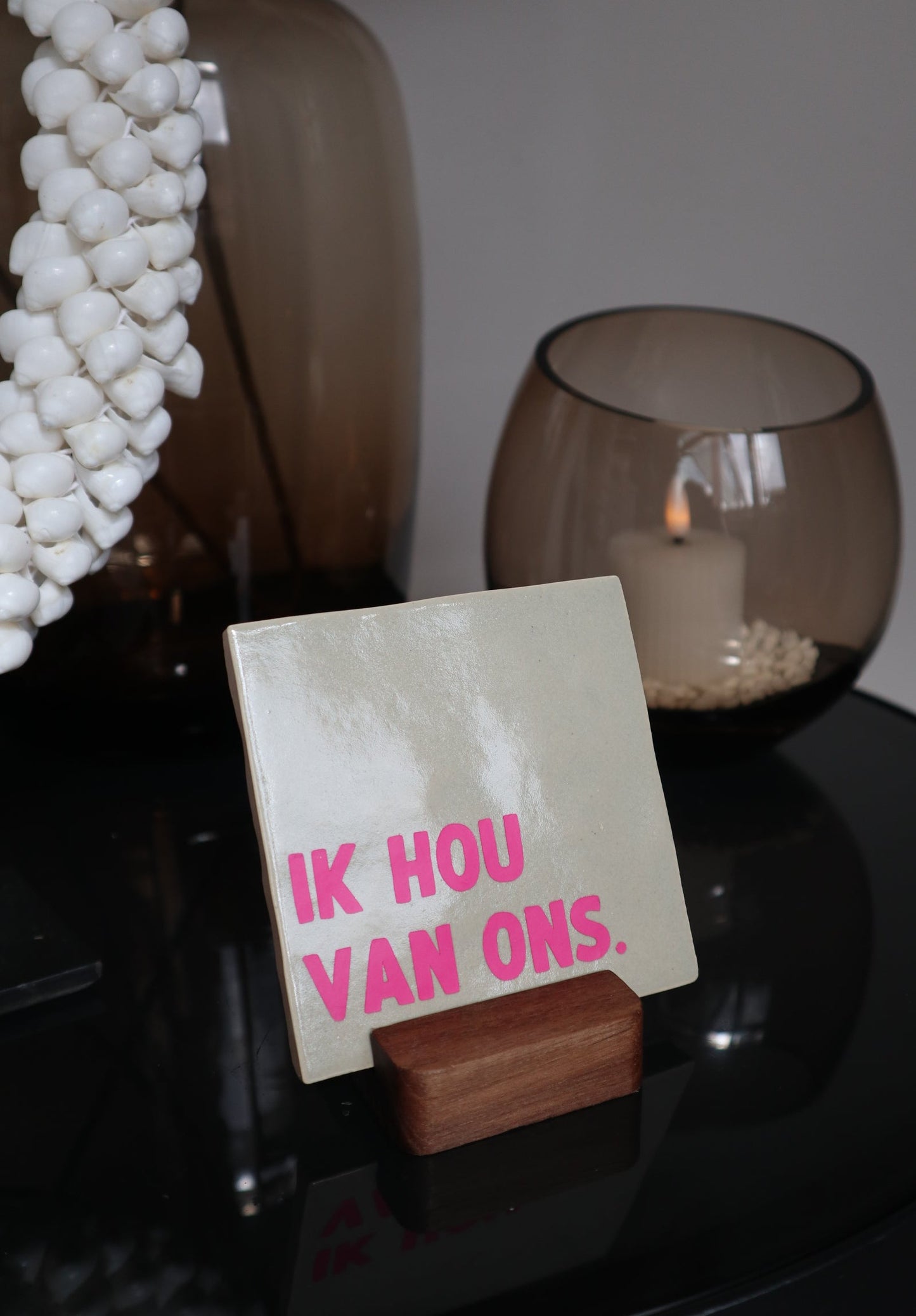IK HOU VAN ONS | Tegeltje | 10×10cm