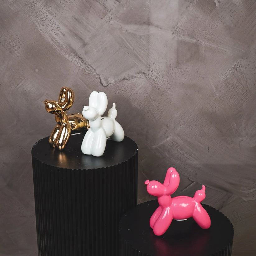 Ballonhond Spaarpot | Keramiek | Neon Roze | Housevitamin