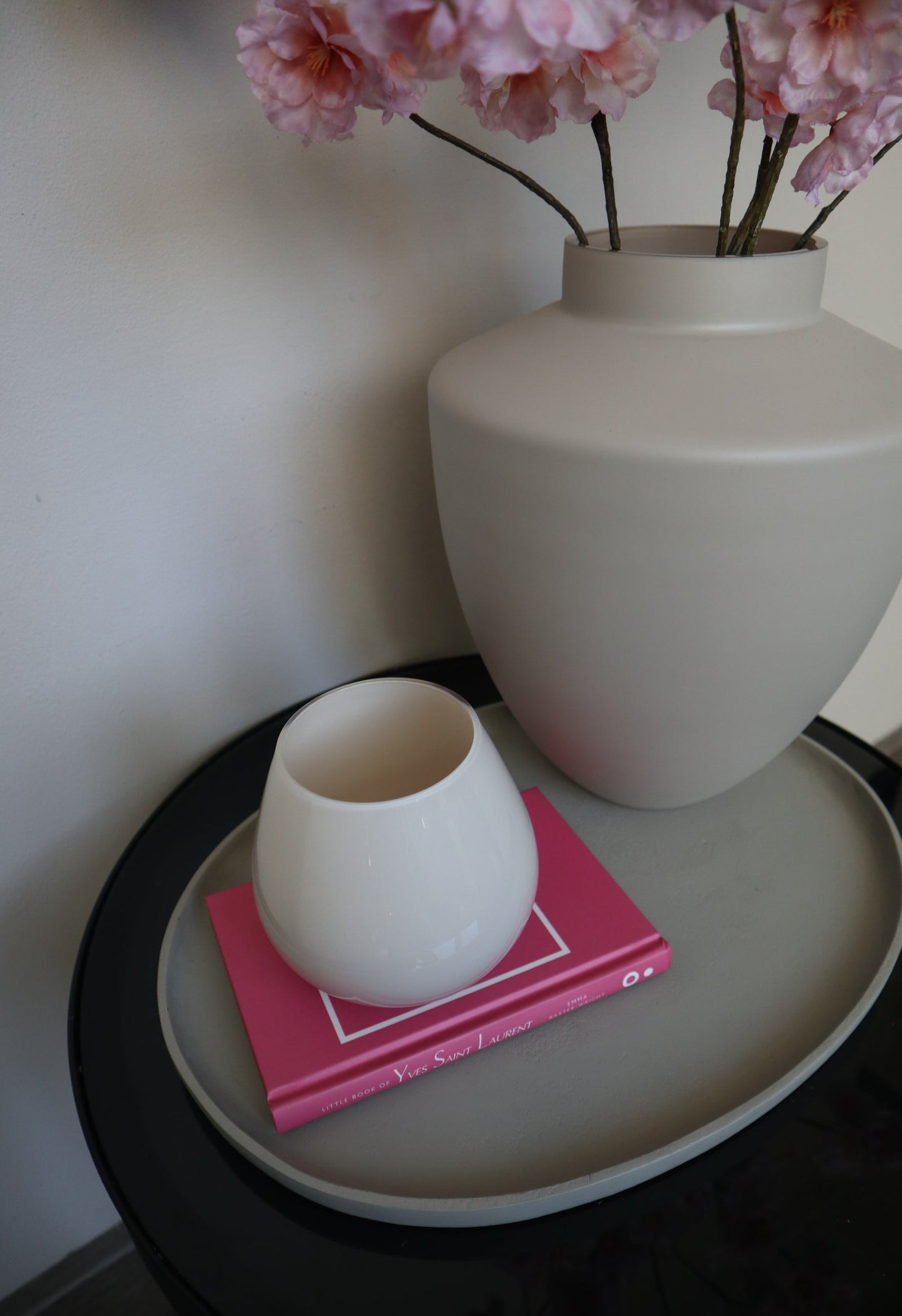 Tasman Windlicht XS Ivory | Vase The World | Ø12.5 × H11.5 cm