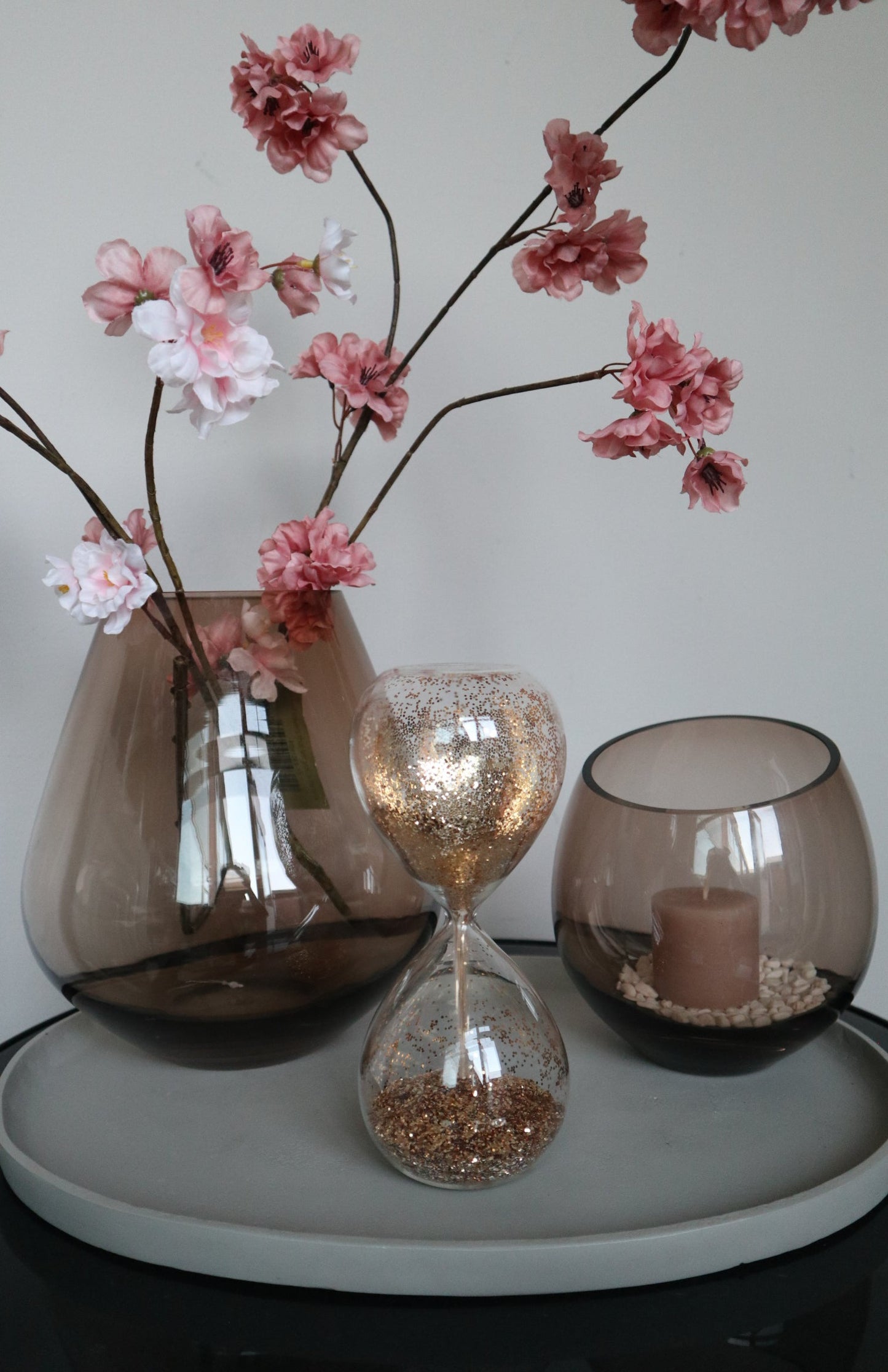 Decoratieve Zandloper | Goud Glitter | Sparkle