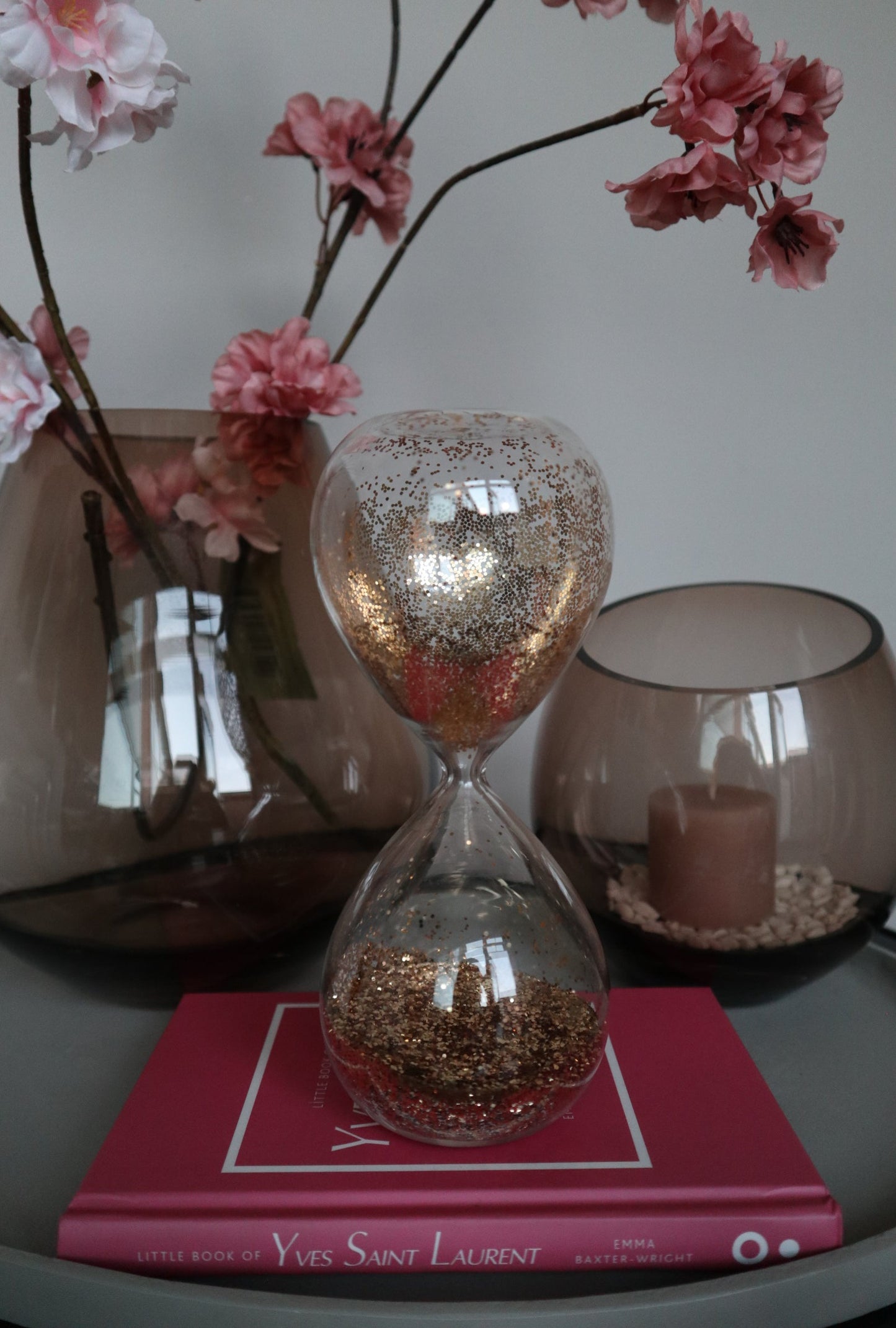 Decoratieve Zandloper | Goud Glitter | Sparkle