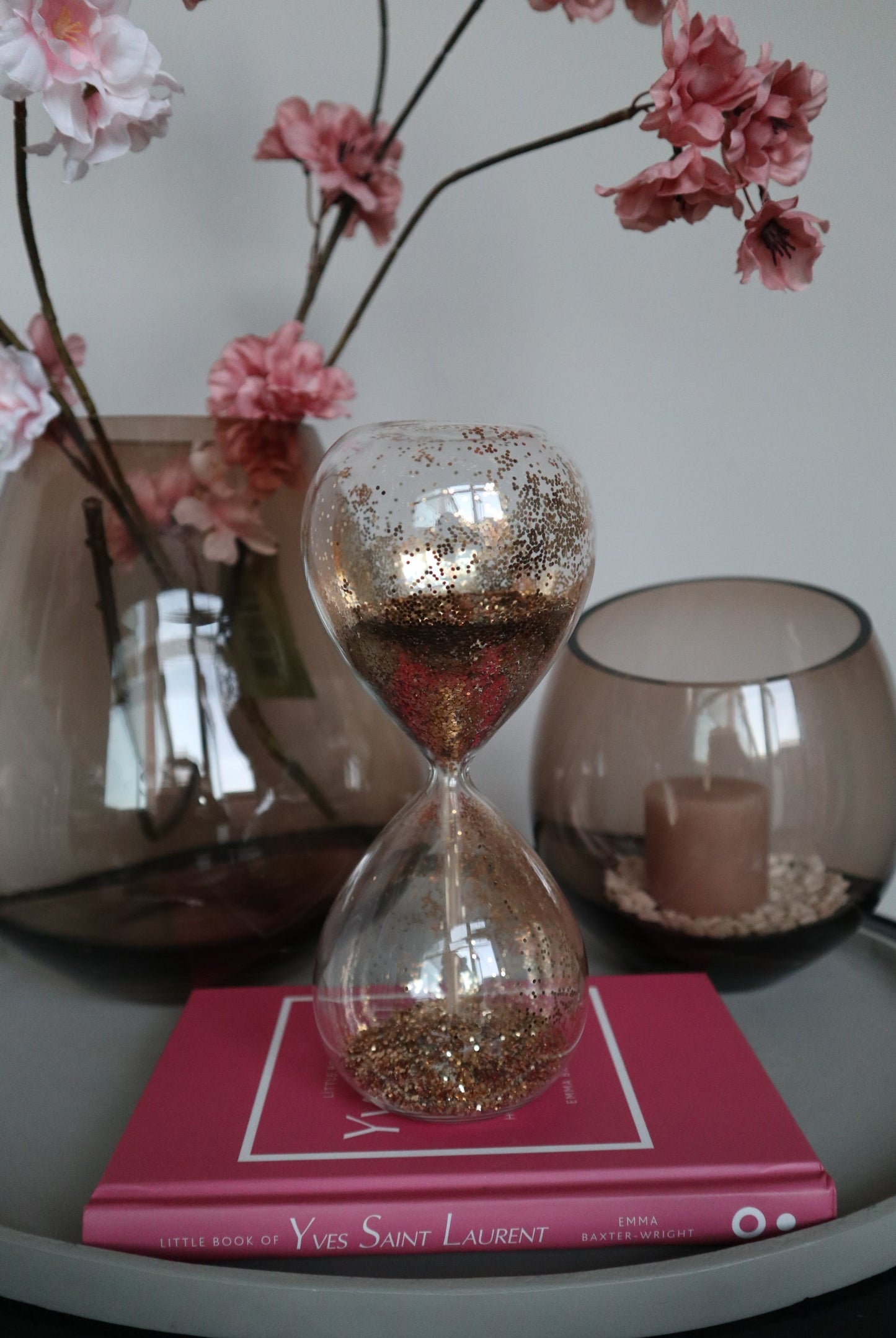 Decoratieve Zandloper | Goud Glitter | Sparkle