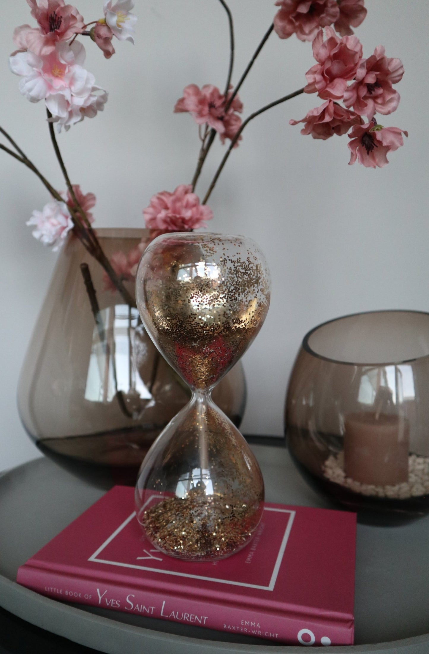 Decoratieve Zandloper | Goud Glitter | Sparkle