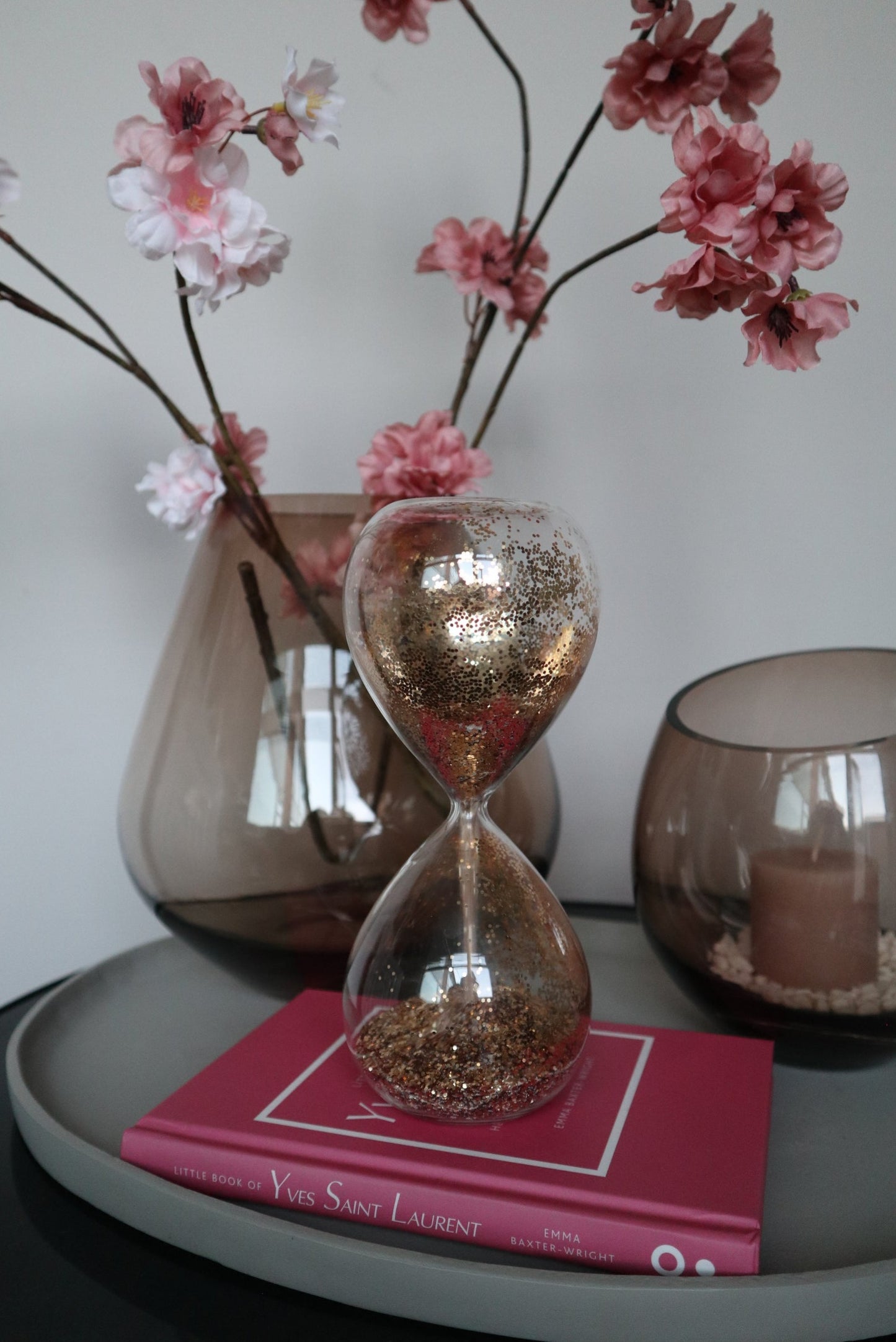 Decoratieve Zandloper | Goud Glitter | Sparkle