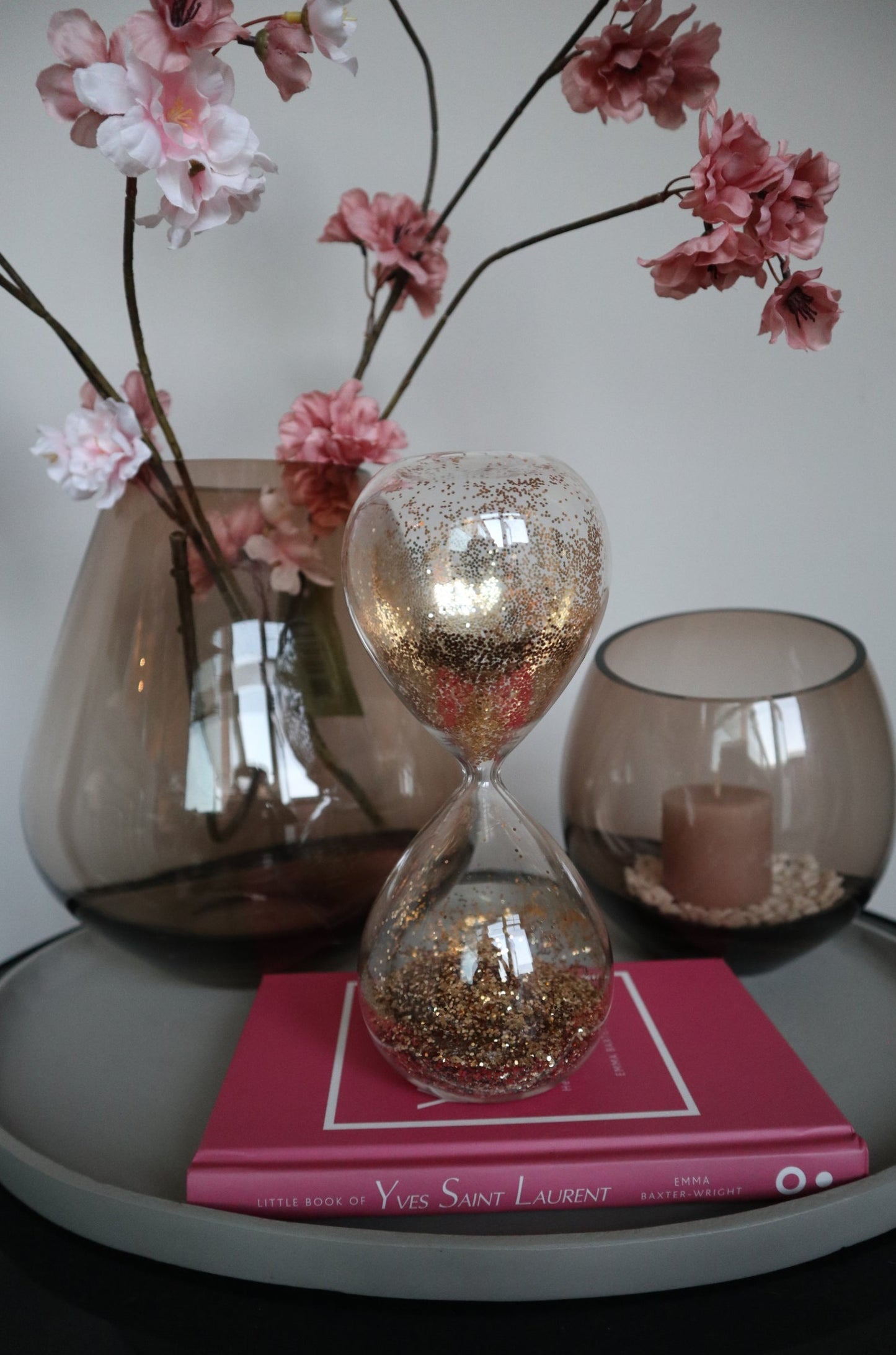 Decoratieve Zandloper | Goud Glitter | Sparkle