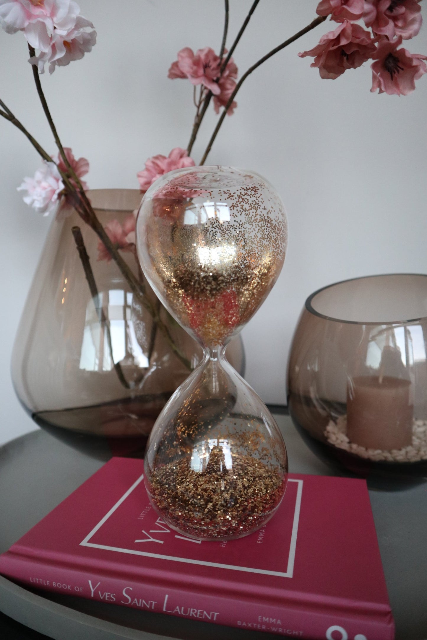 Decoratieve Zandloper | Goud Glitter | Sparkle