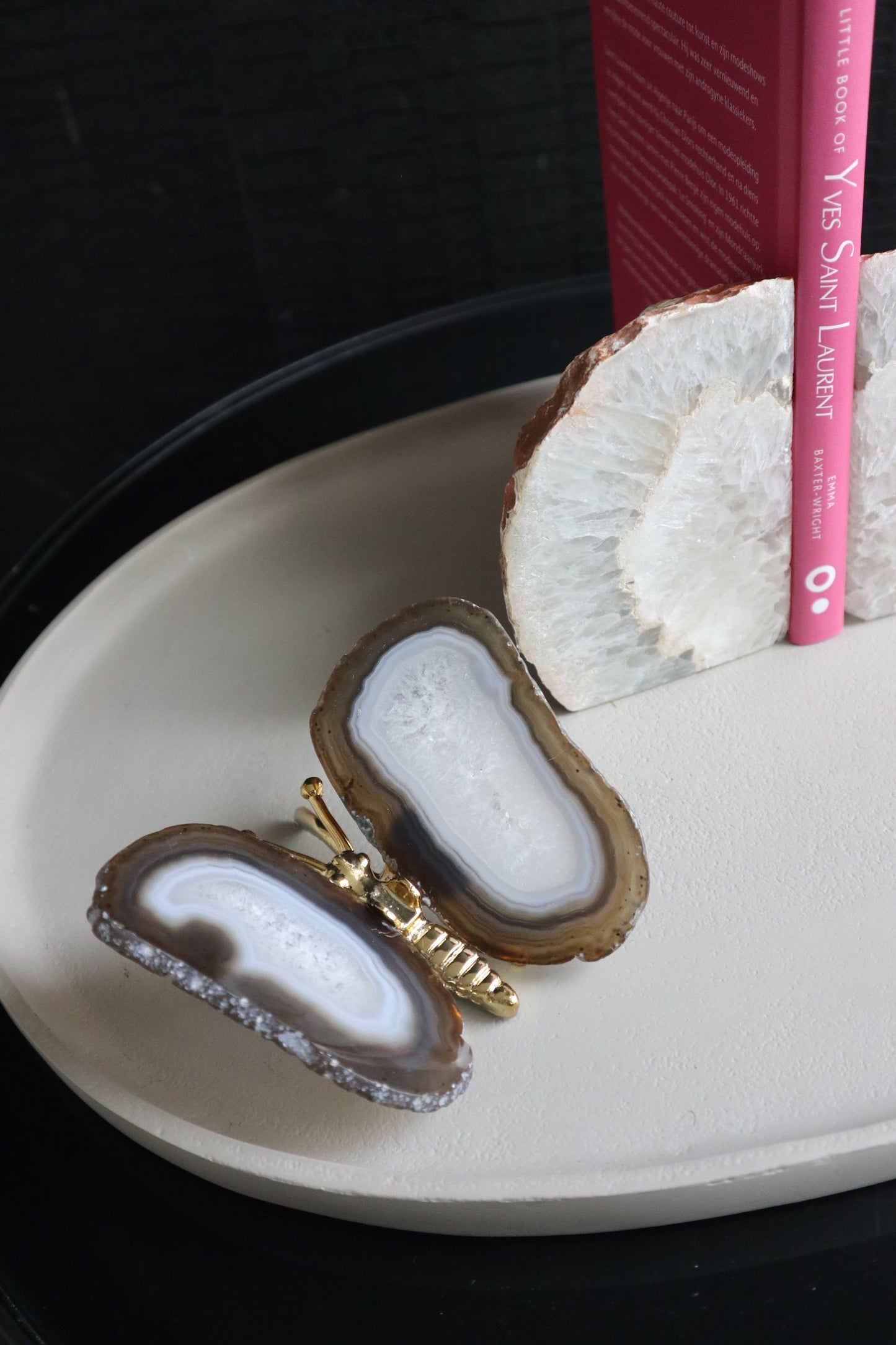 Agaat Vlinder | Edelsteen | Luxe Woonaccessoire