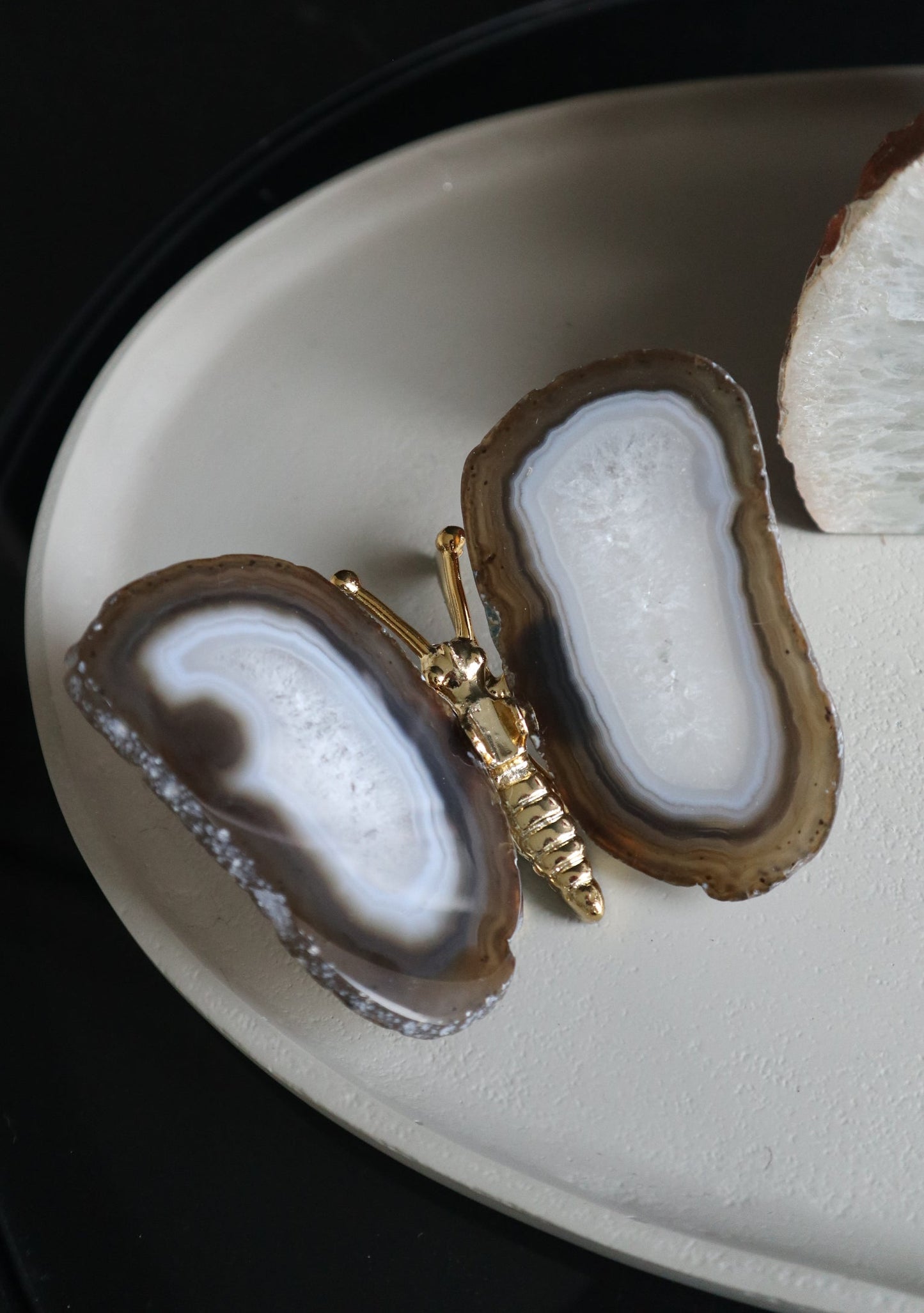 Agaat Vlinder | Edelsteen | Luxe Woonaccessoire