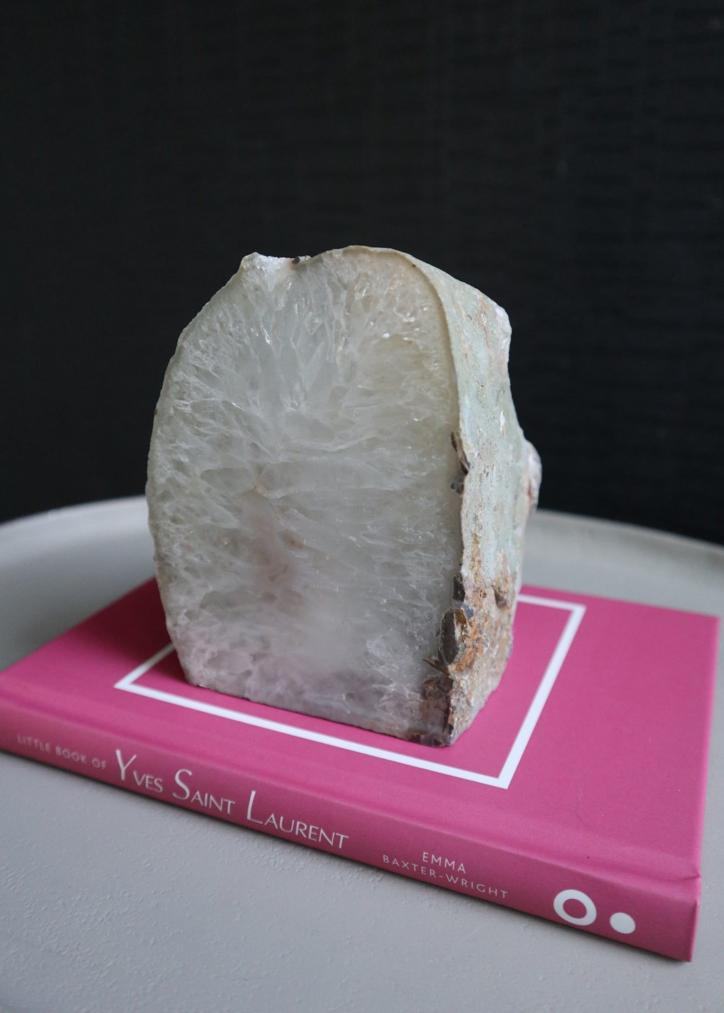 Agaat waxinelichthouder