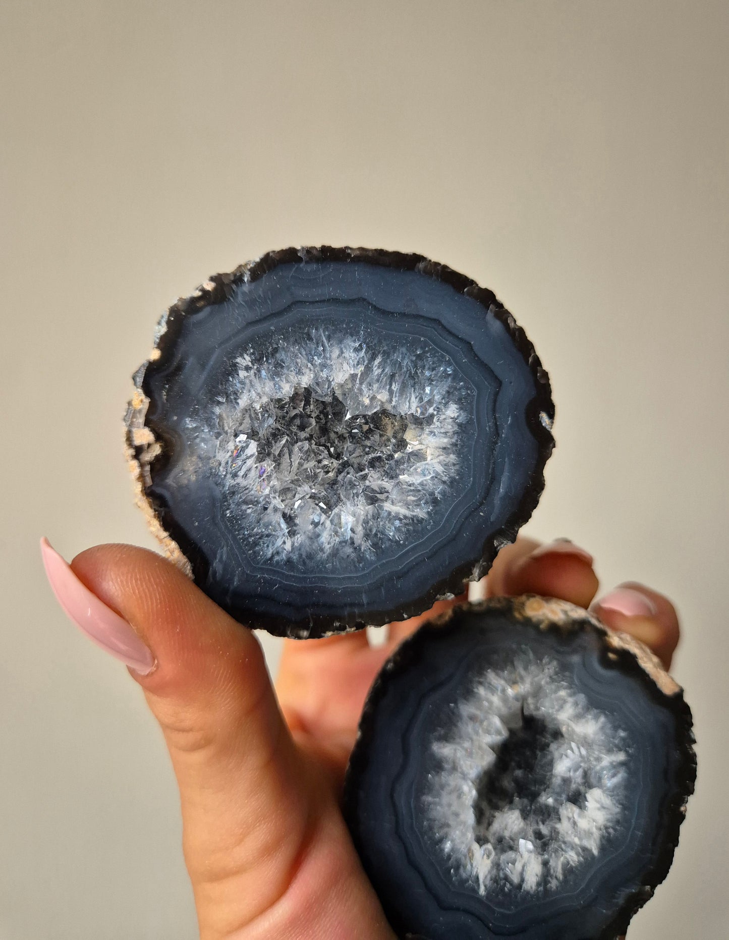 Agaat Geode Paar