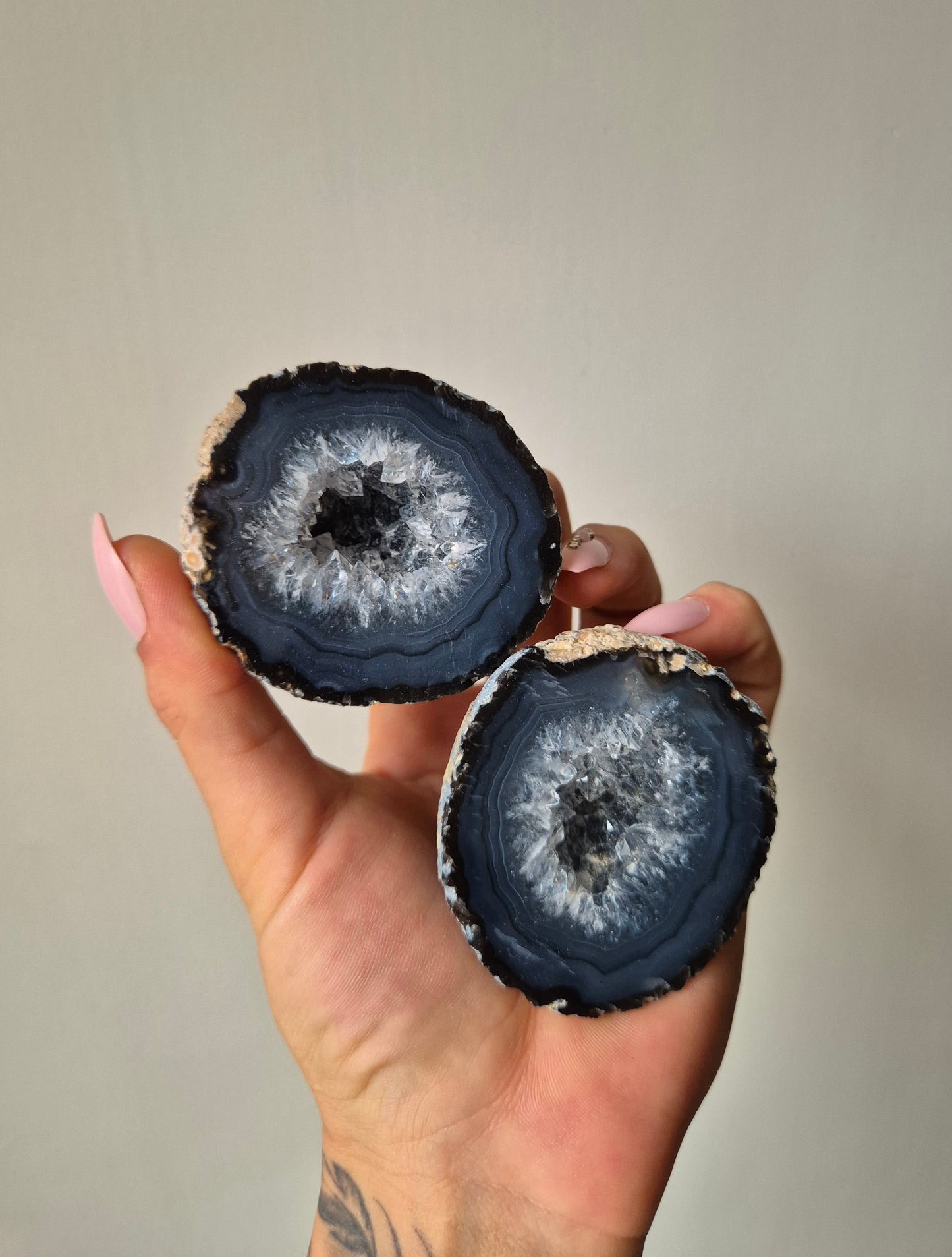 Agaat Geode Paar