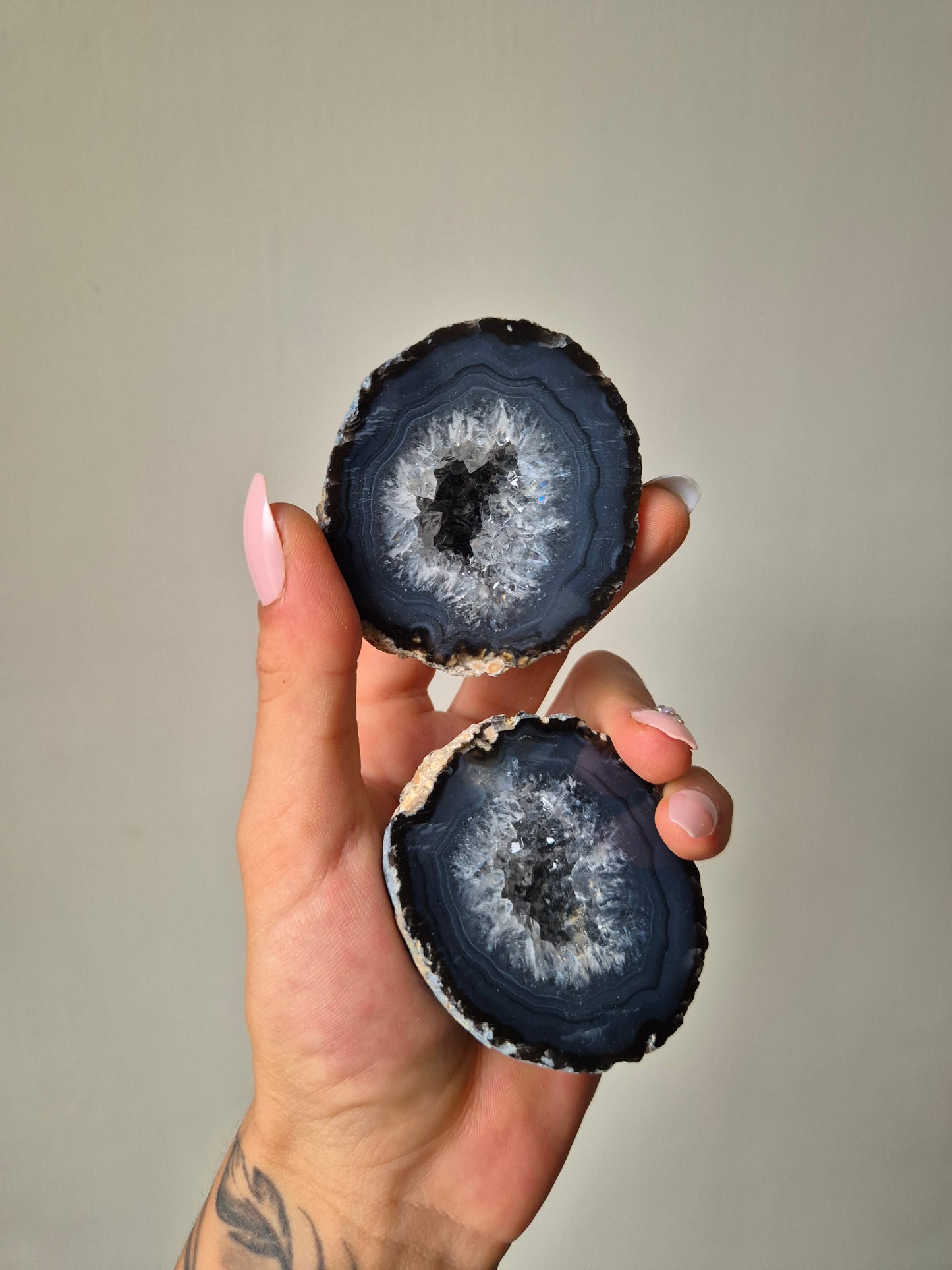 Agaat Geode Paar