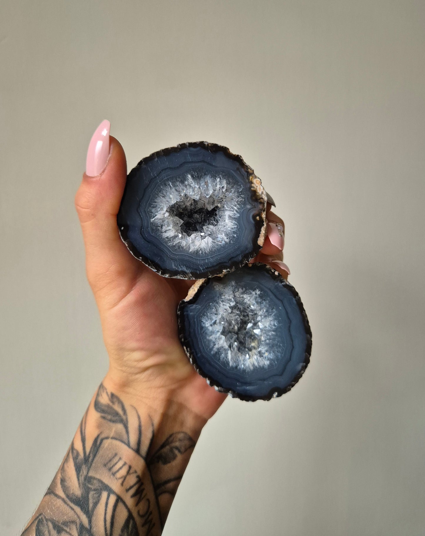 Agaat Geode Paar