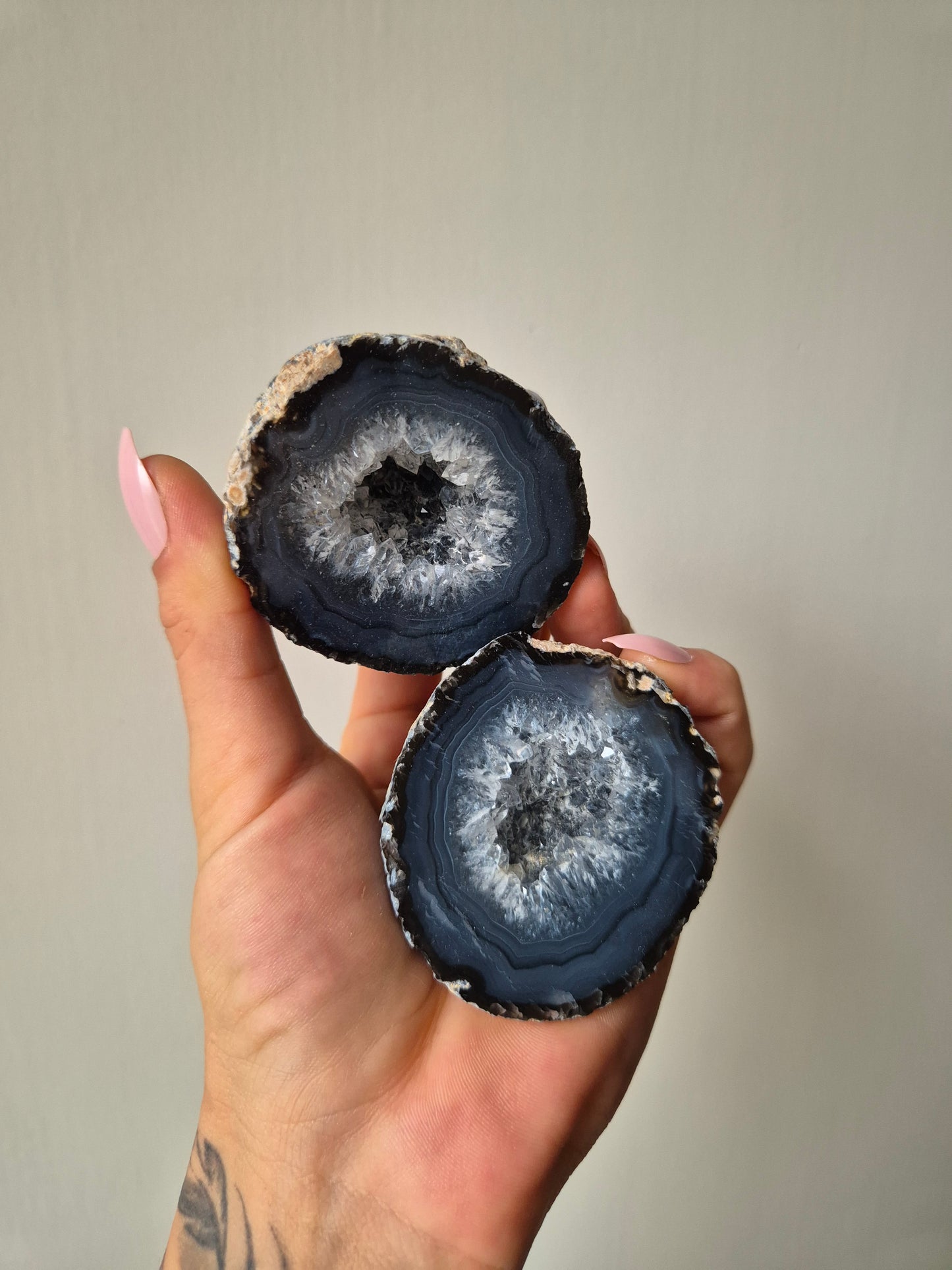 Agaat Geode Paar