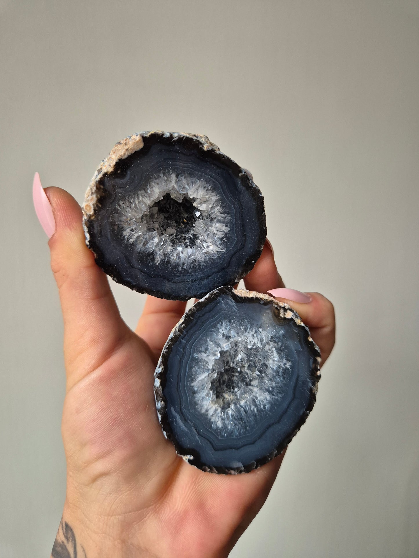 Agaat Geode Paar