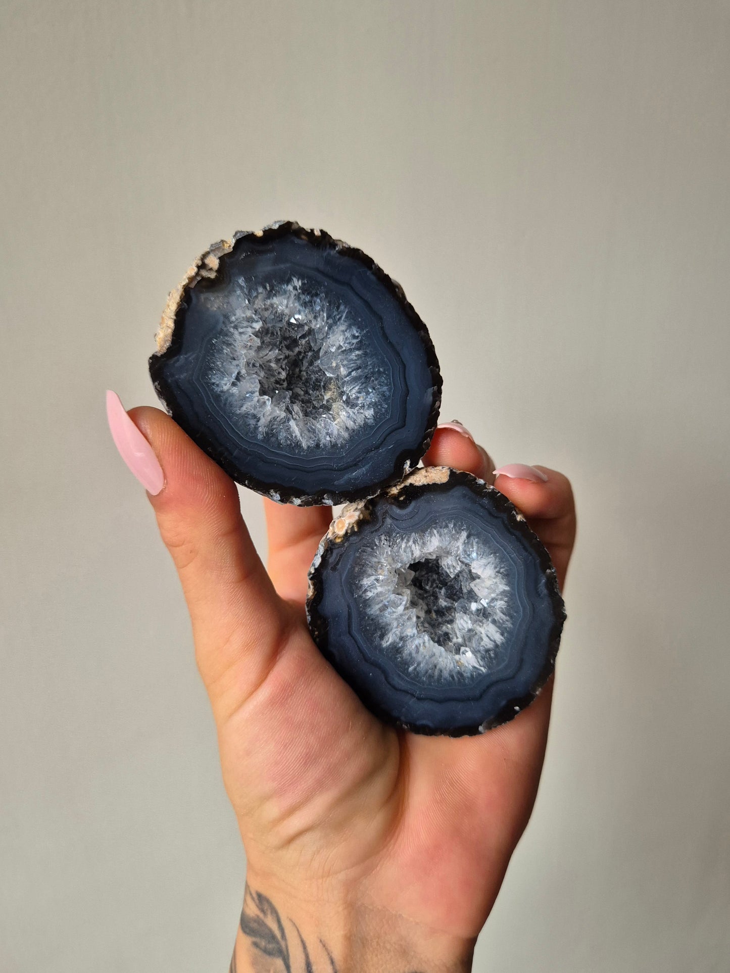 Agaat Geode Paar