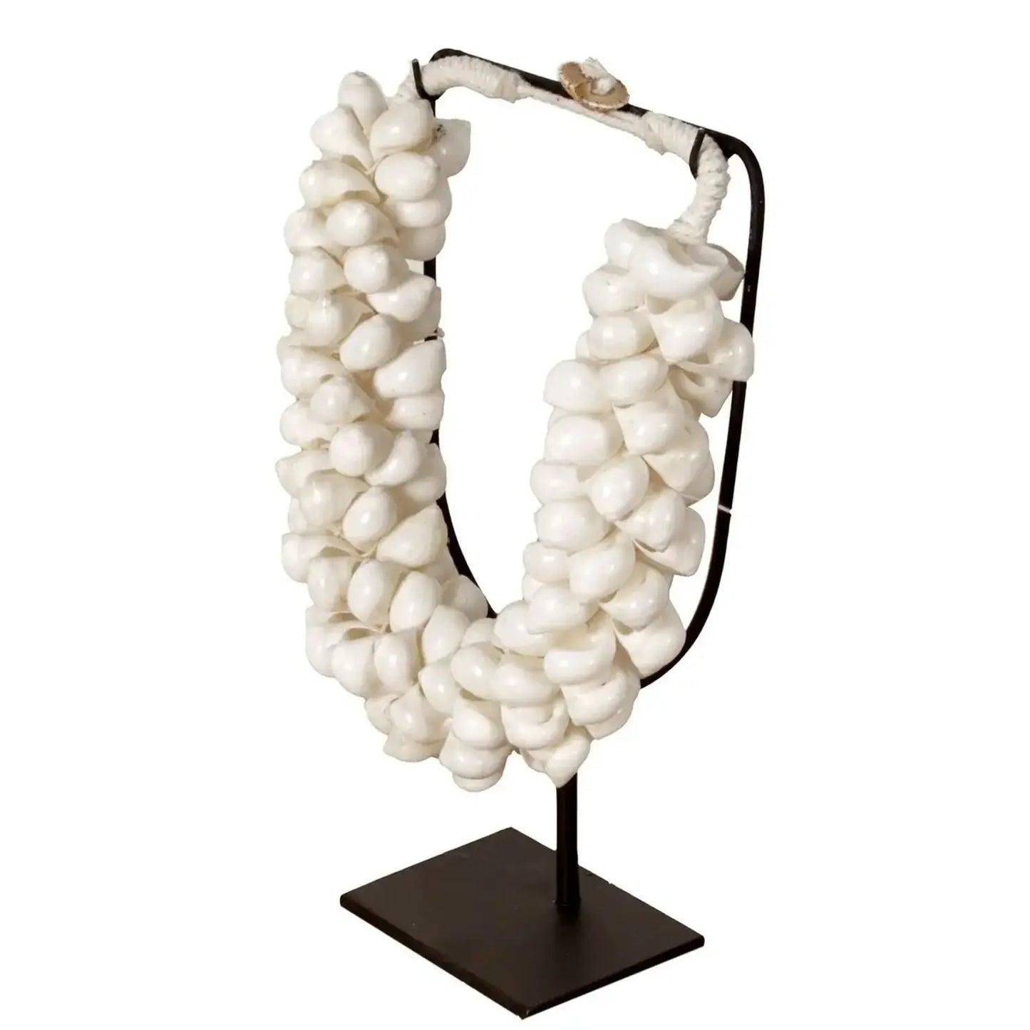 Schelpenketting op standaard | Wit | Pole To Pole | Small
