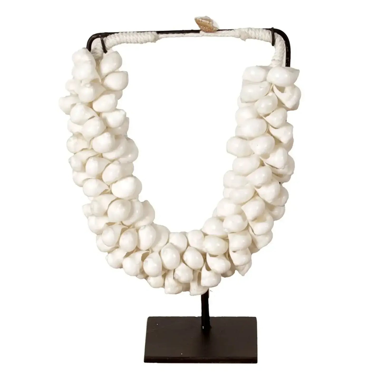 Schelpenketting op standaard | Wit | Pole To Pole | Small