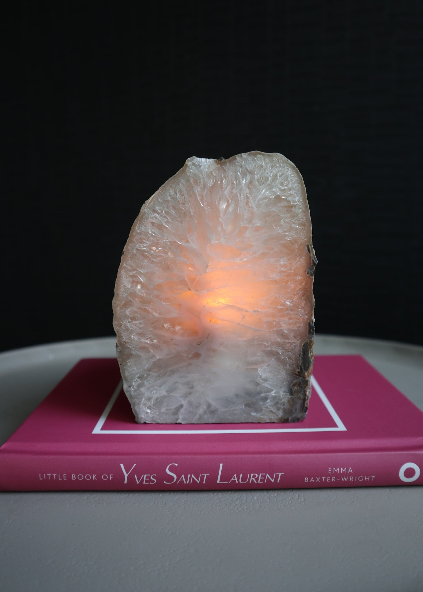 Agaat waxinelichthouder