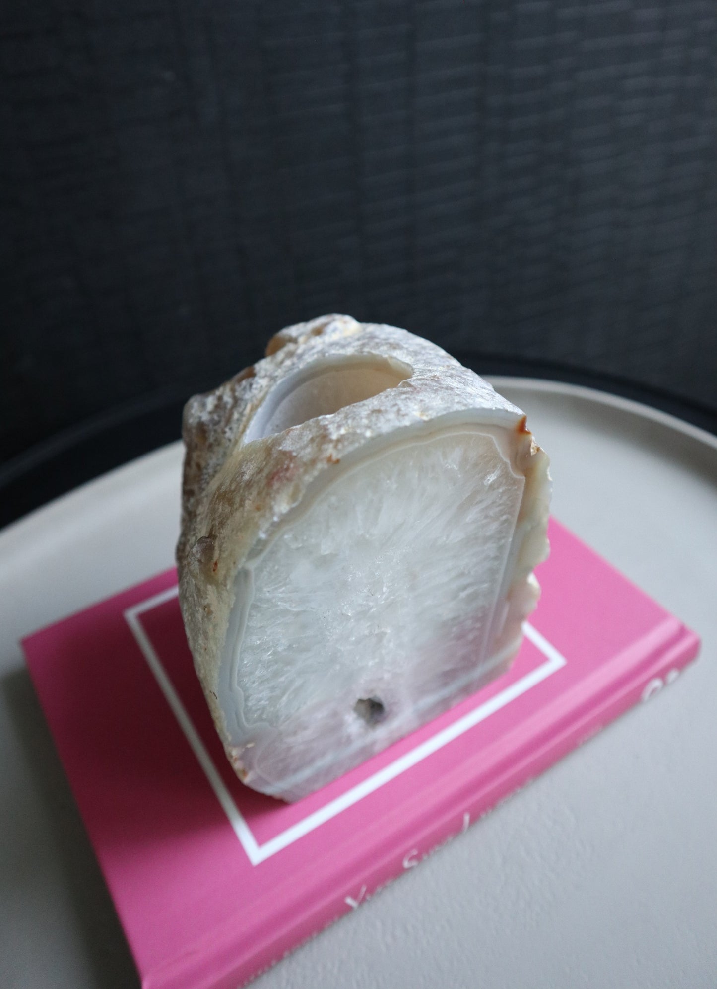 Agaat Waxinelichthouder