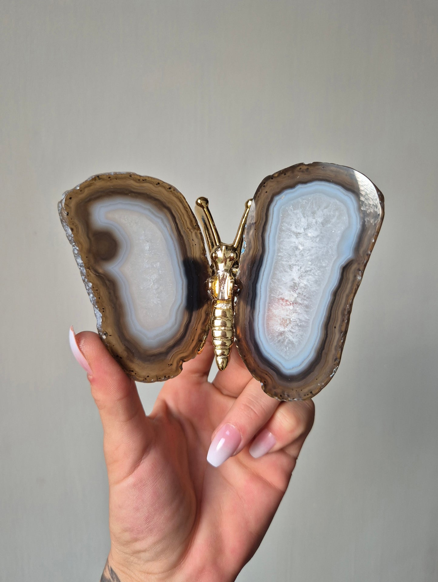 Agaat Vlinder | Edelsteen | Luxe Woonaccessoire