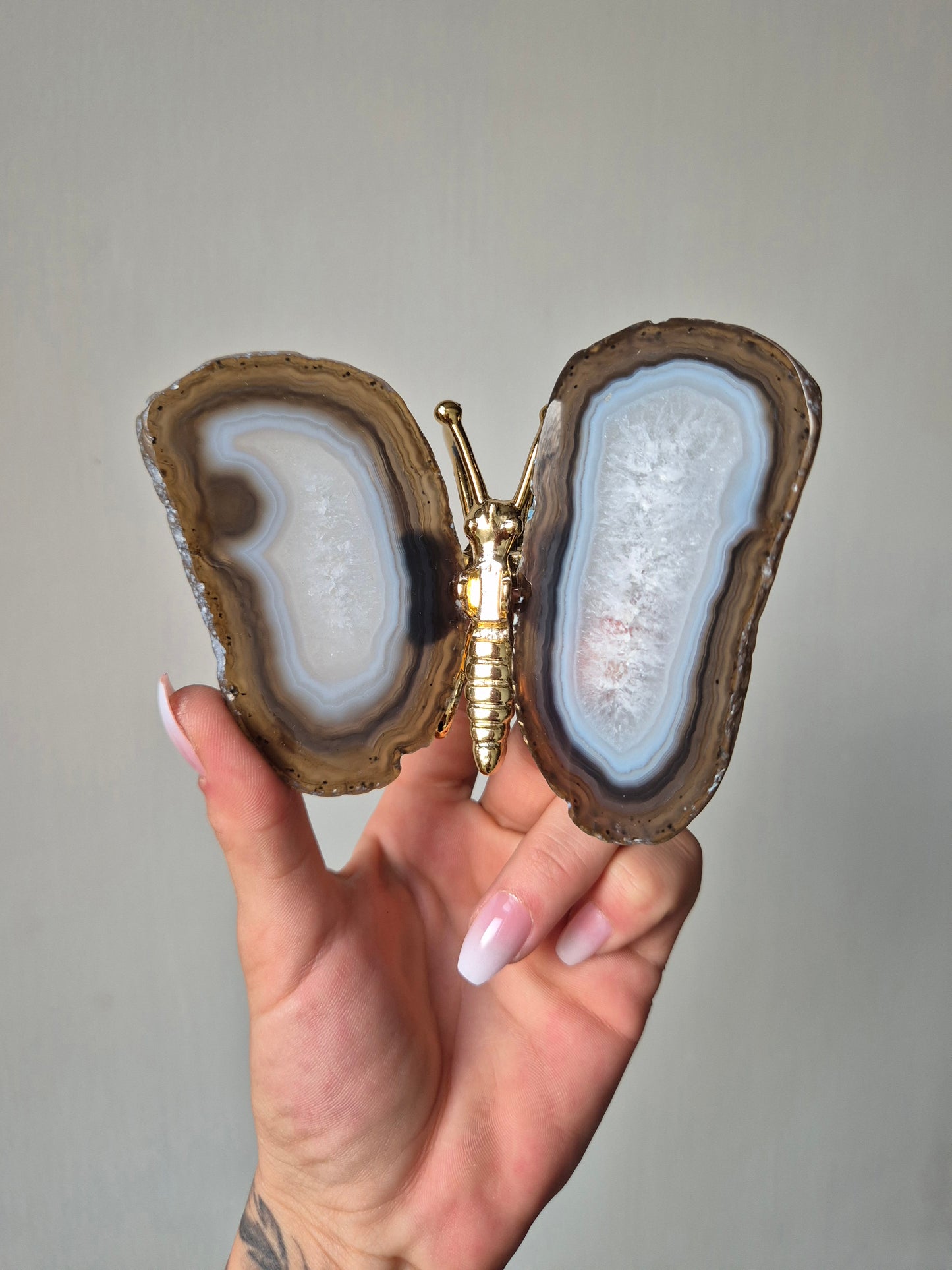 Agaat Vlinder | Edelsteen | Luxe Woonaccessoire